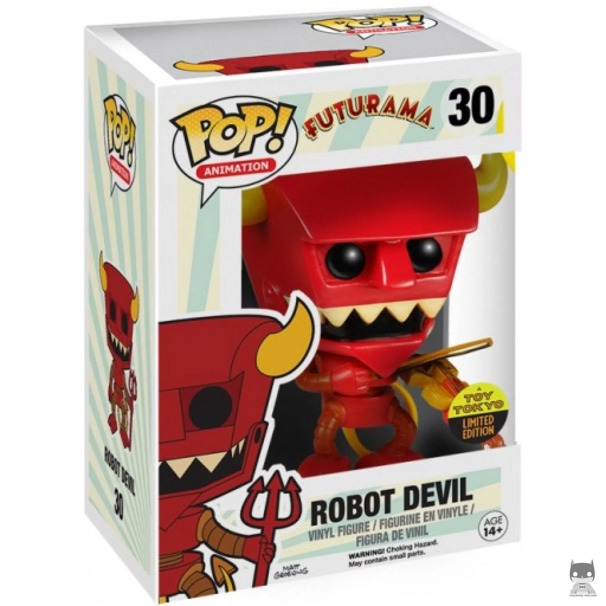 Robot Devil with Violin Funko Pop! figure in its box