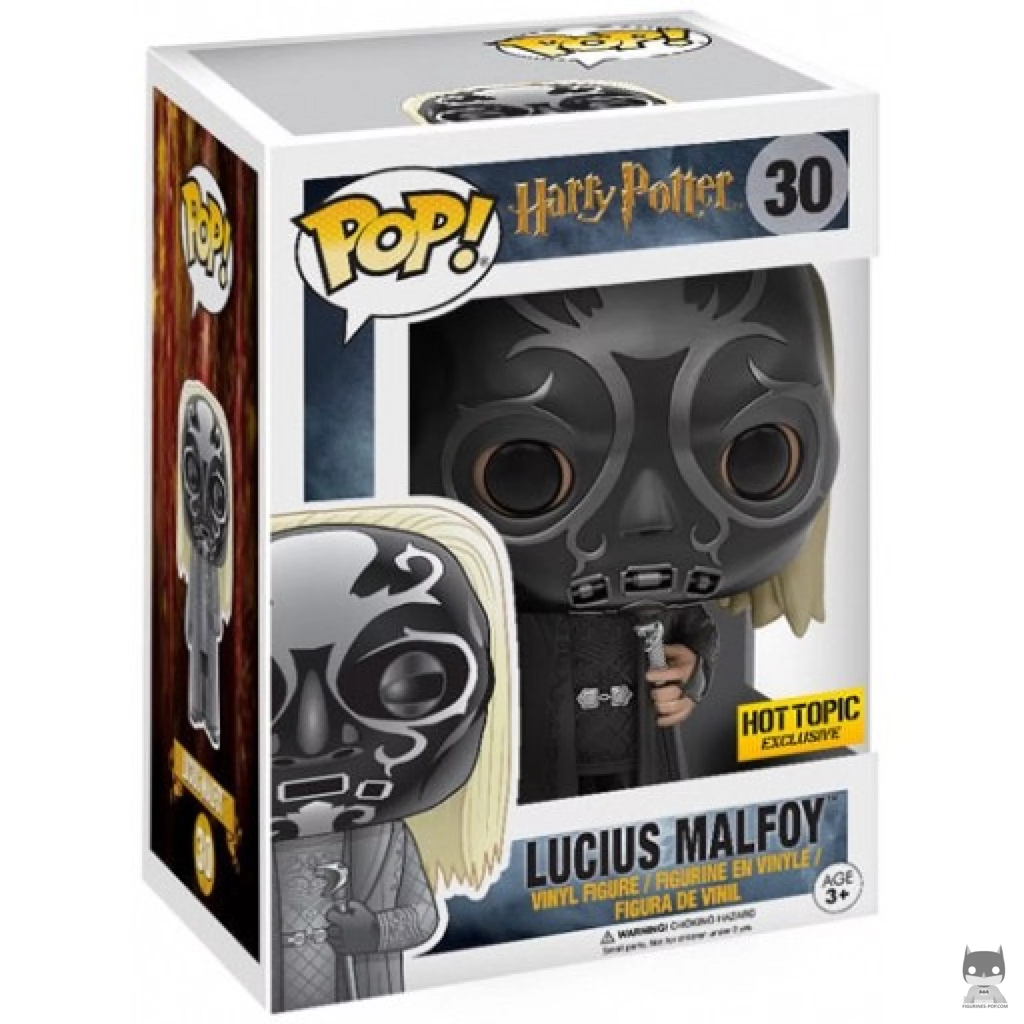 Lucius Malfoy as Death Eater Funko Pop! figure in its box