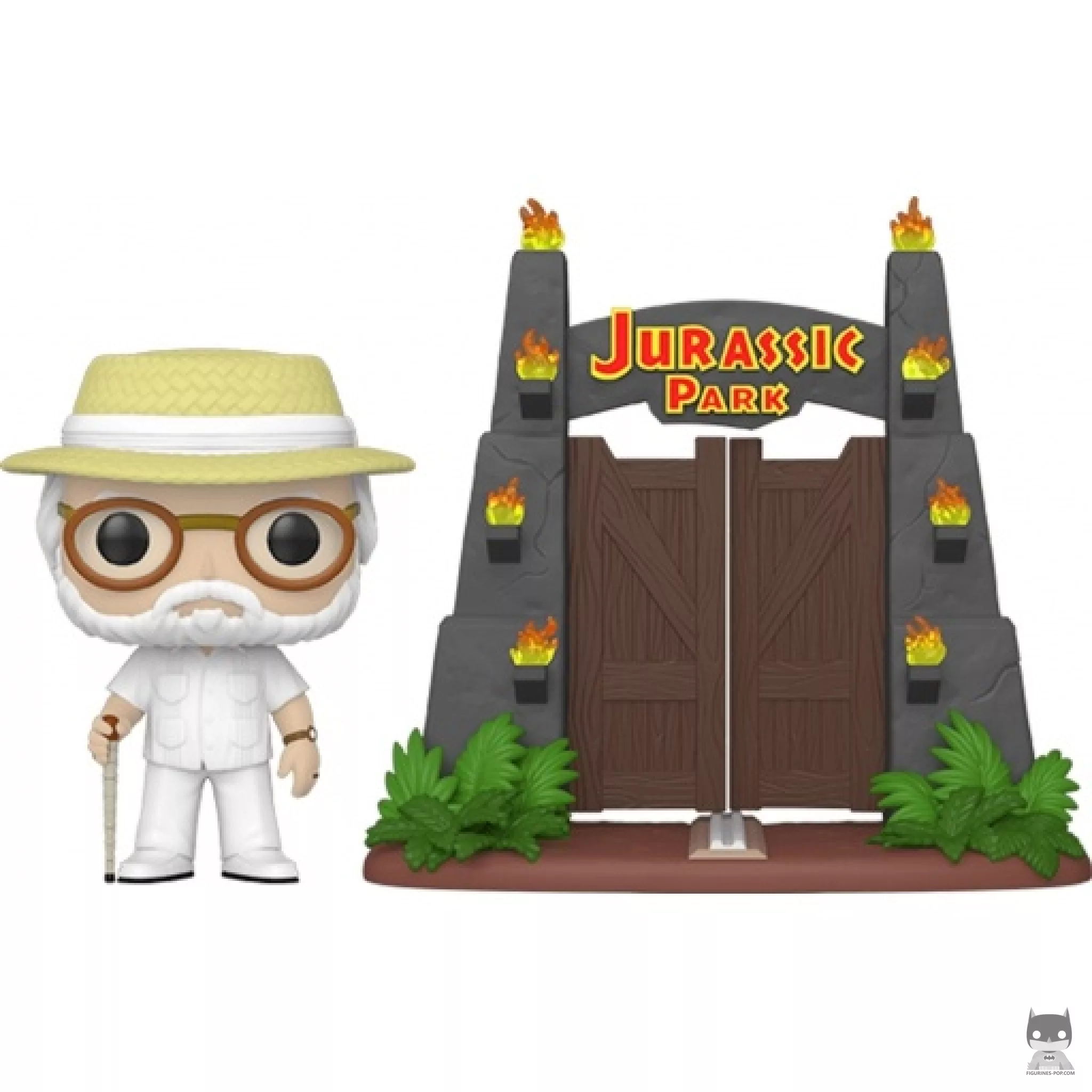 John Hammond with Jurassic Park Gates Funko Pop! figure (Jurassic Park)