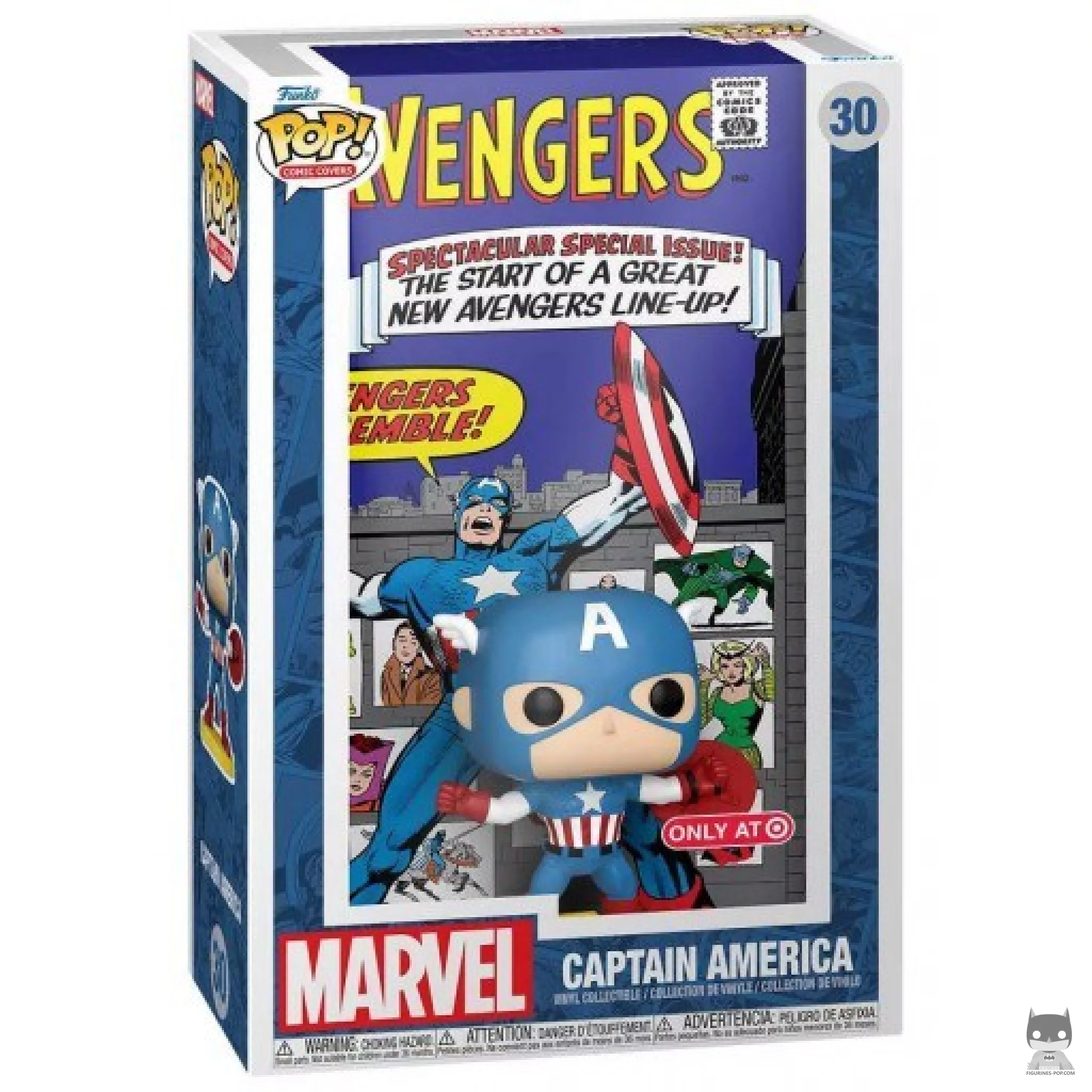 Captain America Funko Pop! figure in its box