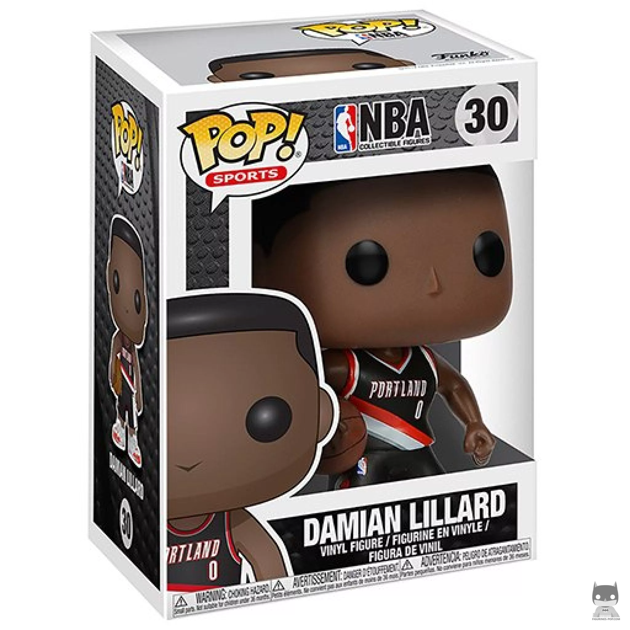 Damian Lillard Funko Pop! figure in its box