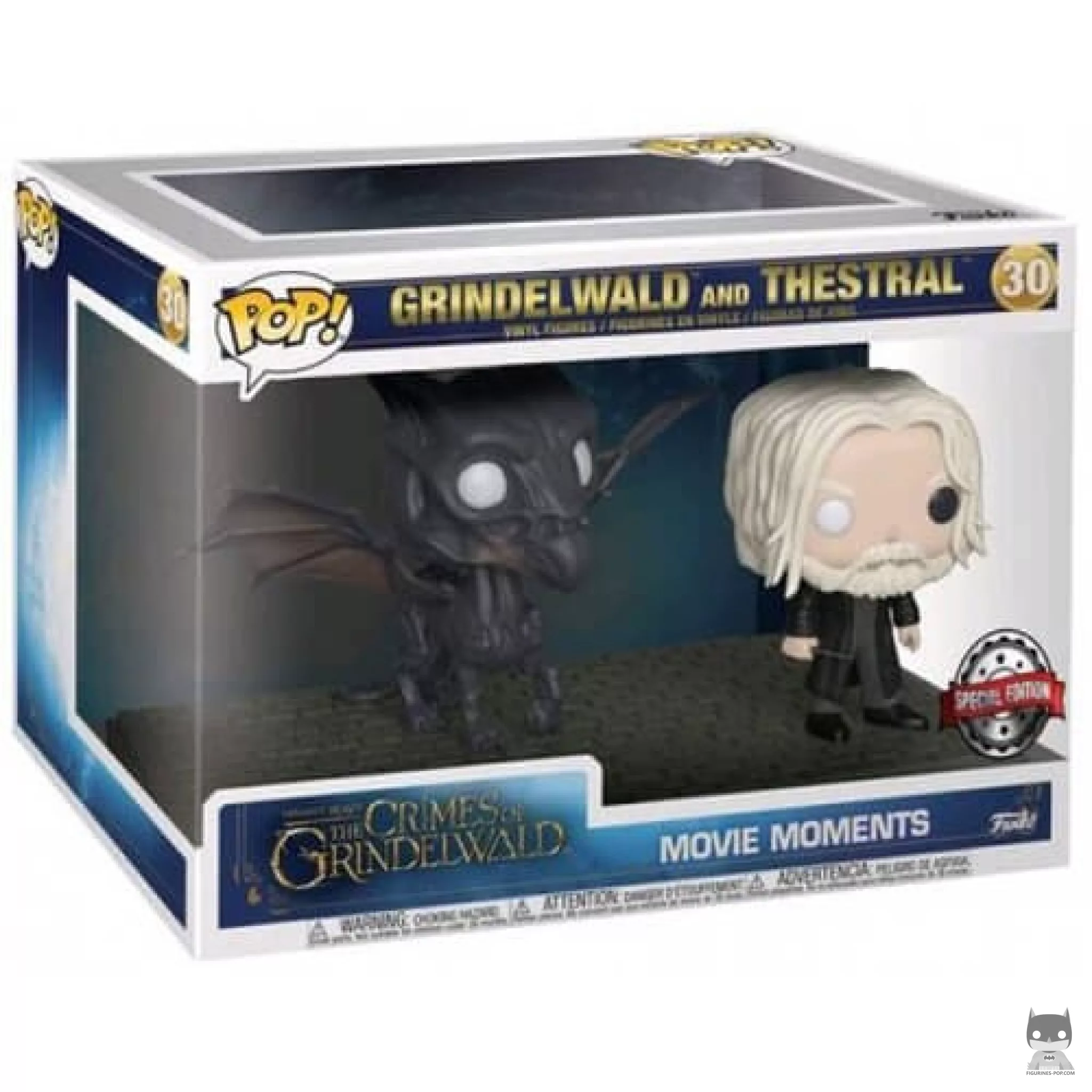 Grindelwald & Thestral Funko Pop! figure in its box