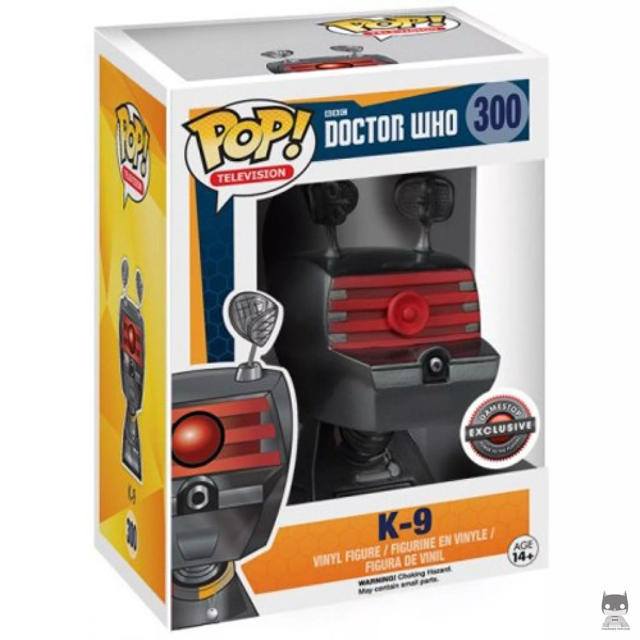 K-9 Funko Pop! figure in its box