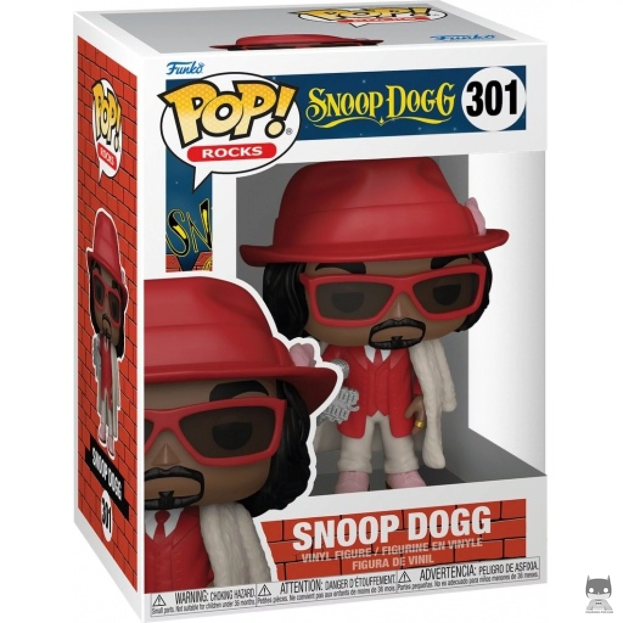 Snoop Dogg with Fur Coat Funko Pop! figure in its box