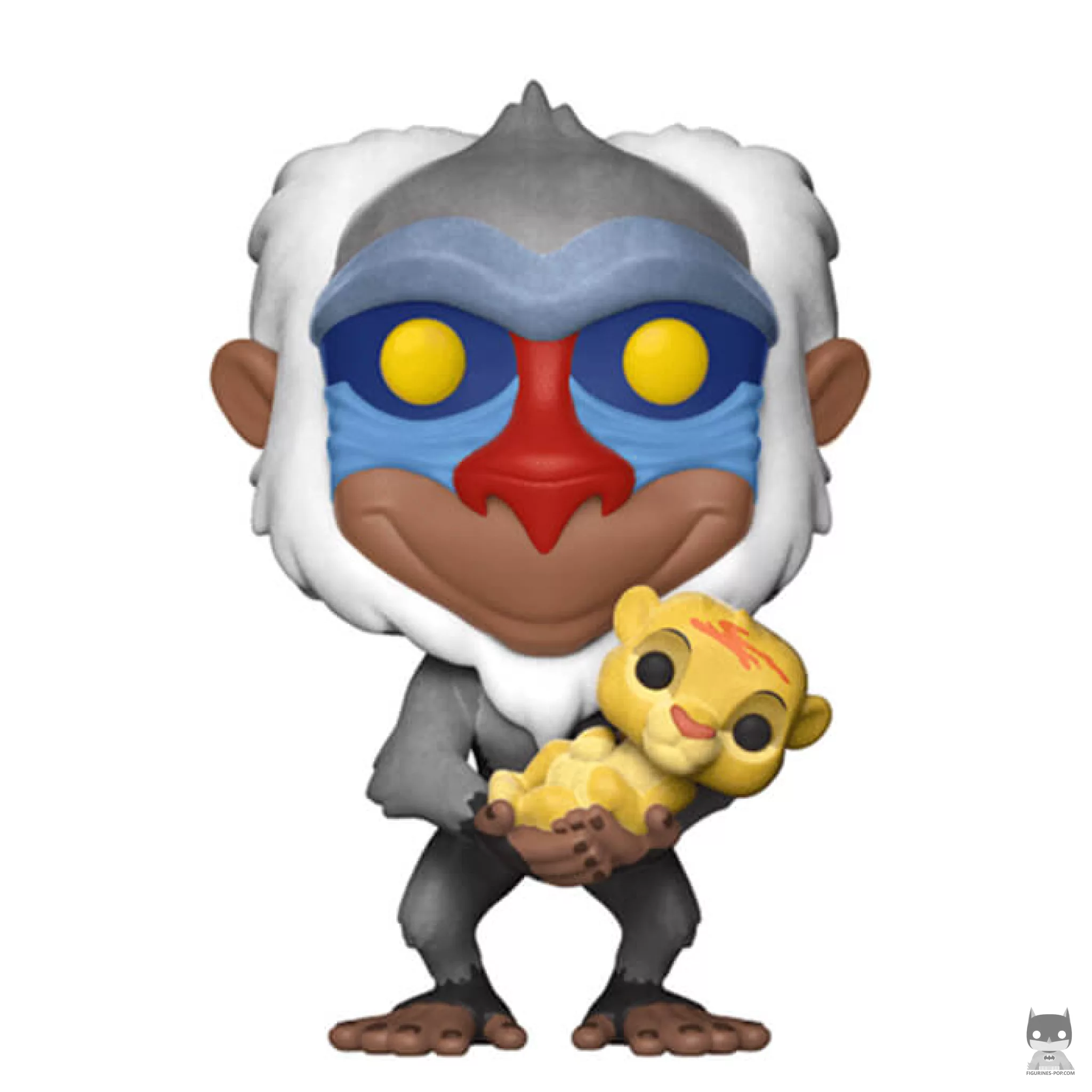Rafiki Holding Baby Simba (Flocked) Funko Pop! figure (The Lion King)