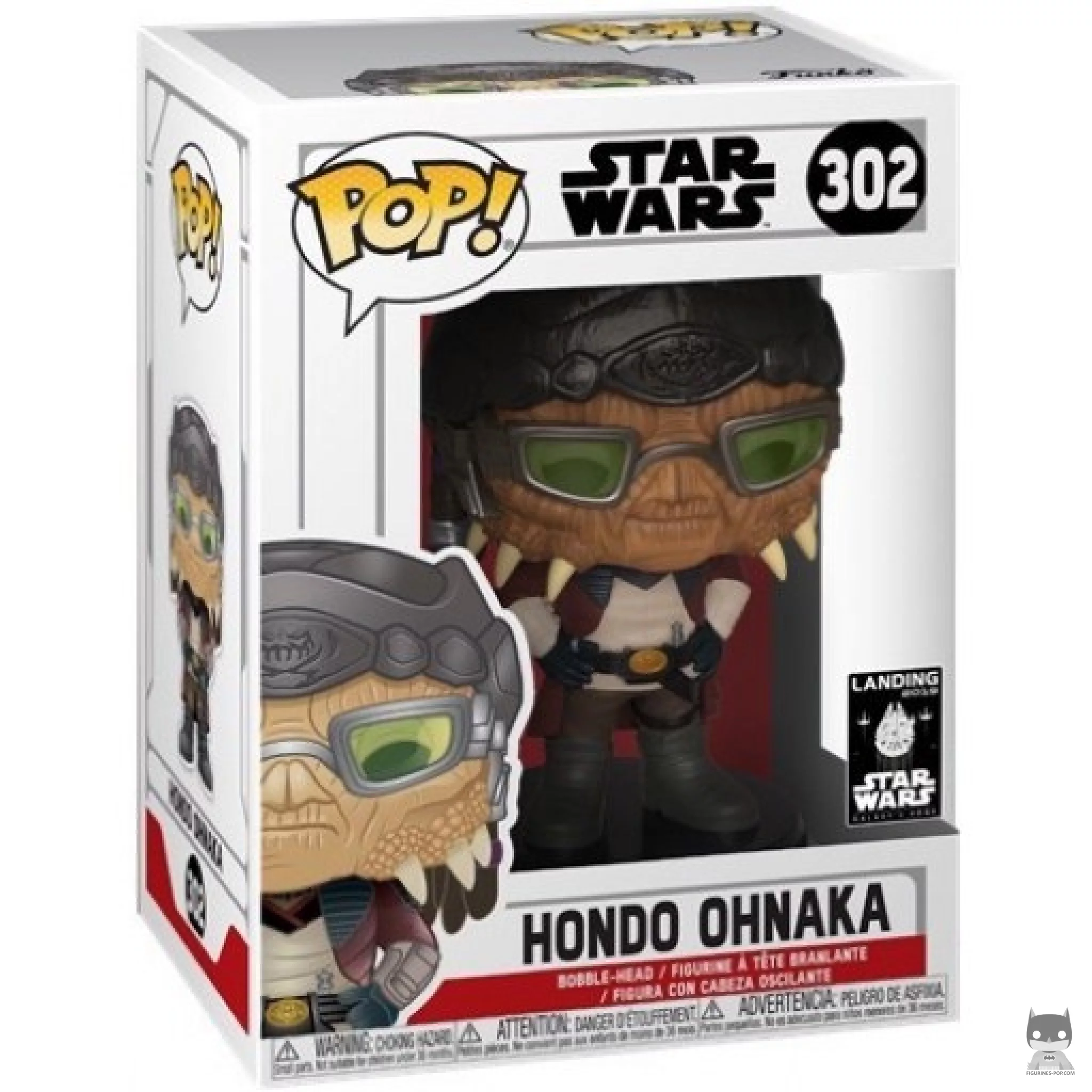 Hondo Ohnaka Funko Pop! figure in its box