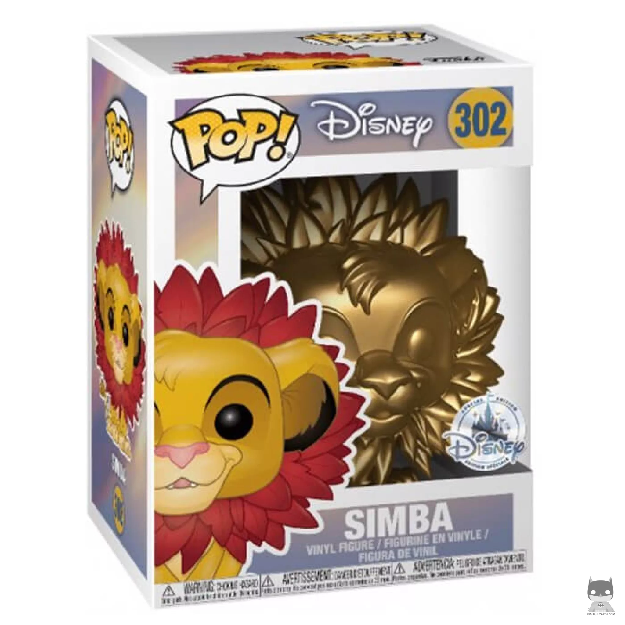 Simba (Gold) Funko Pop! figure in its box
