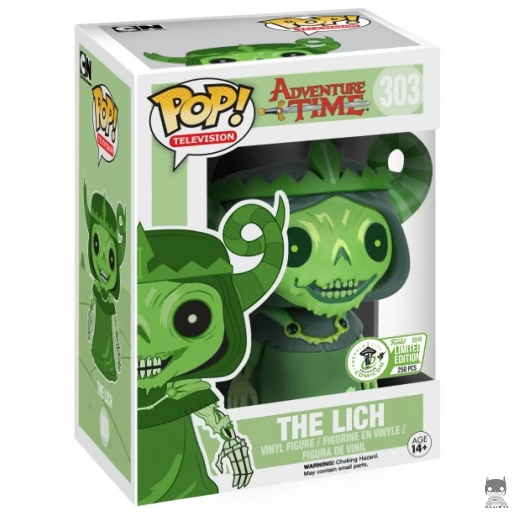 The Lich (Green) Funko Pop! figure in its box