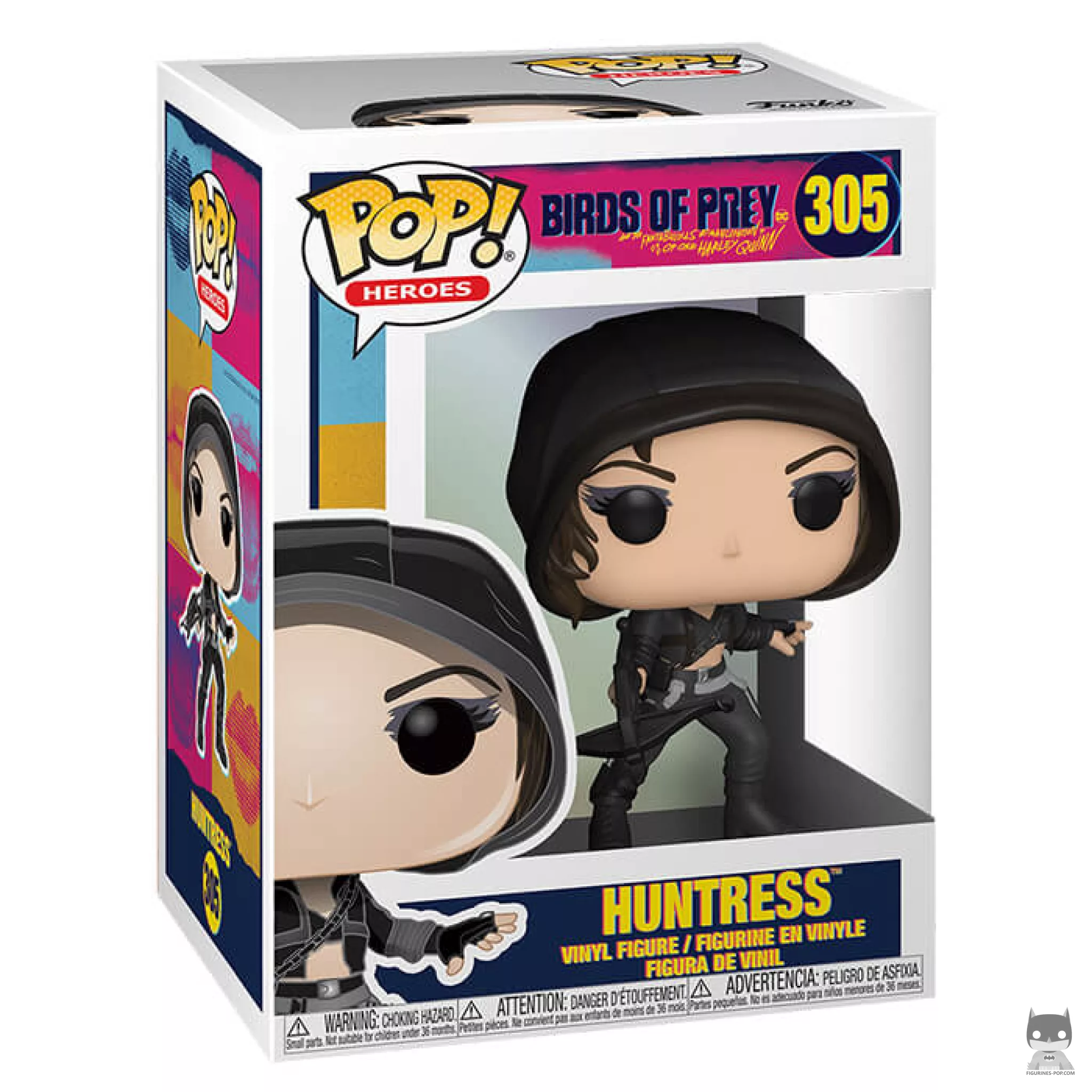 Huntress Funko Pop! figure in its box