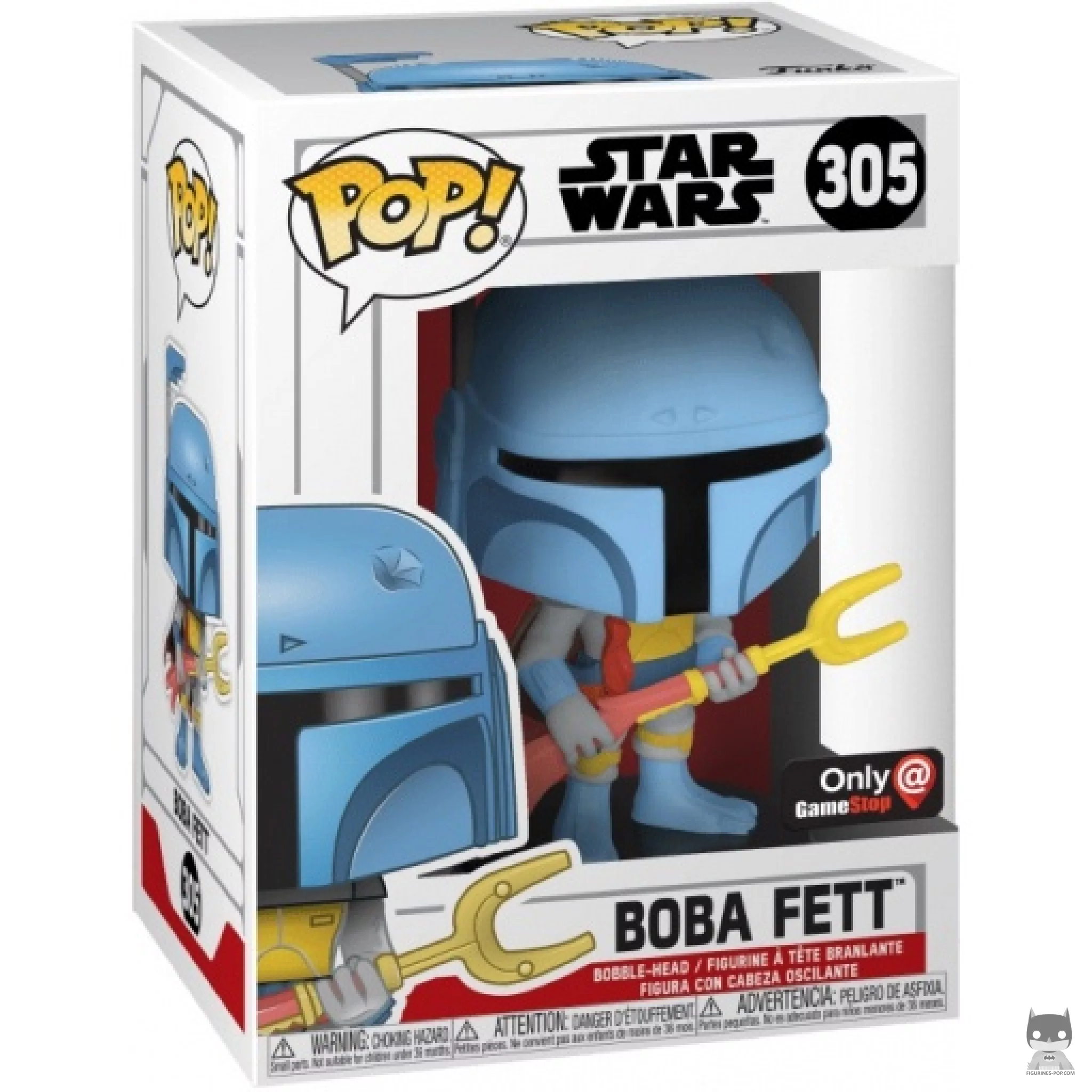 Boba Fett Funko Pop! figure in its box