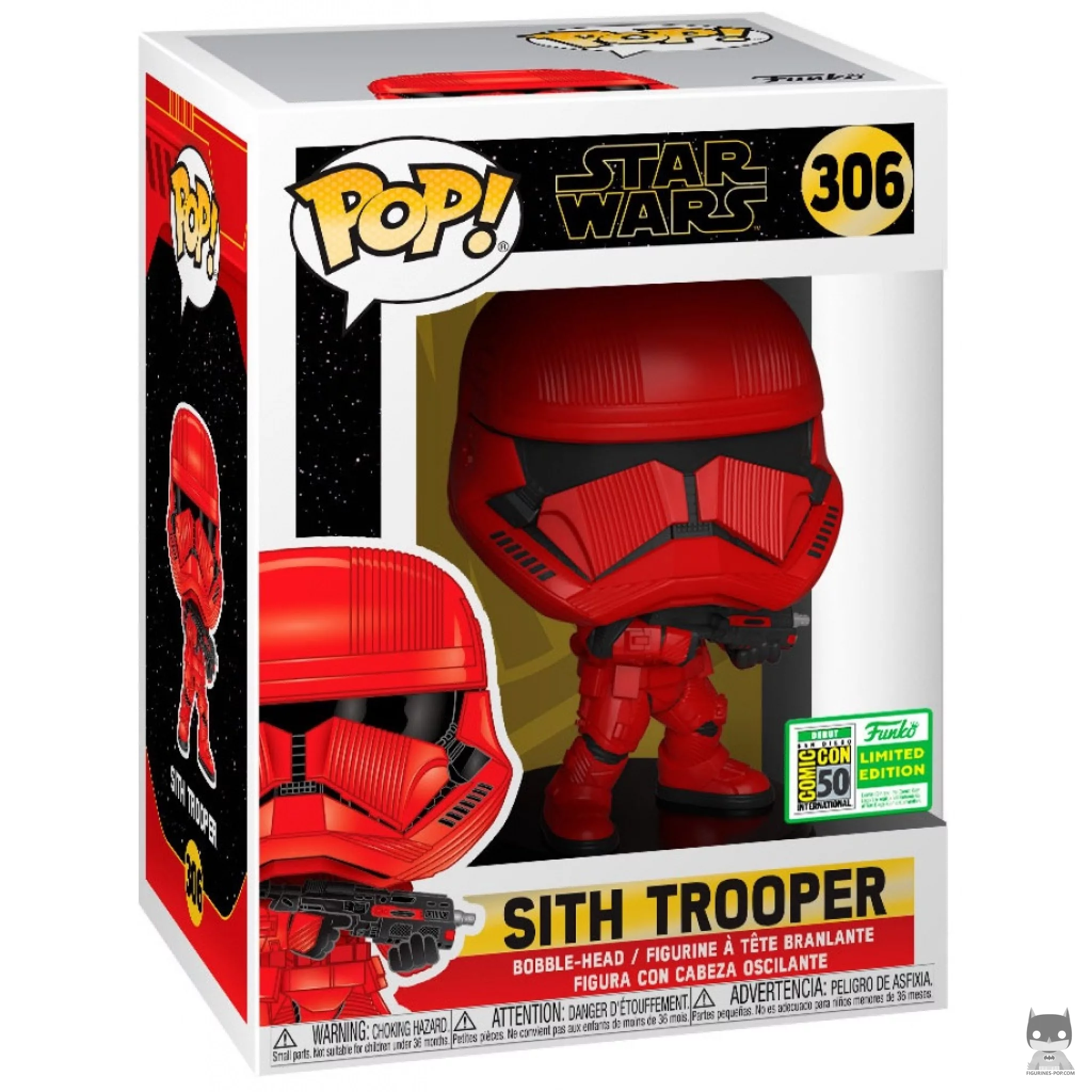 Sith Trooper Funko Pop! figure in its box