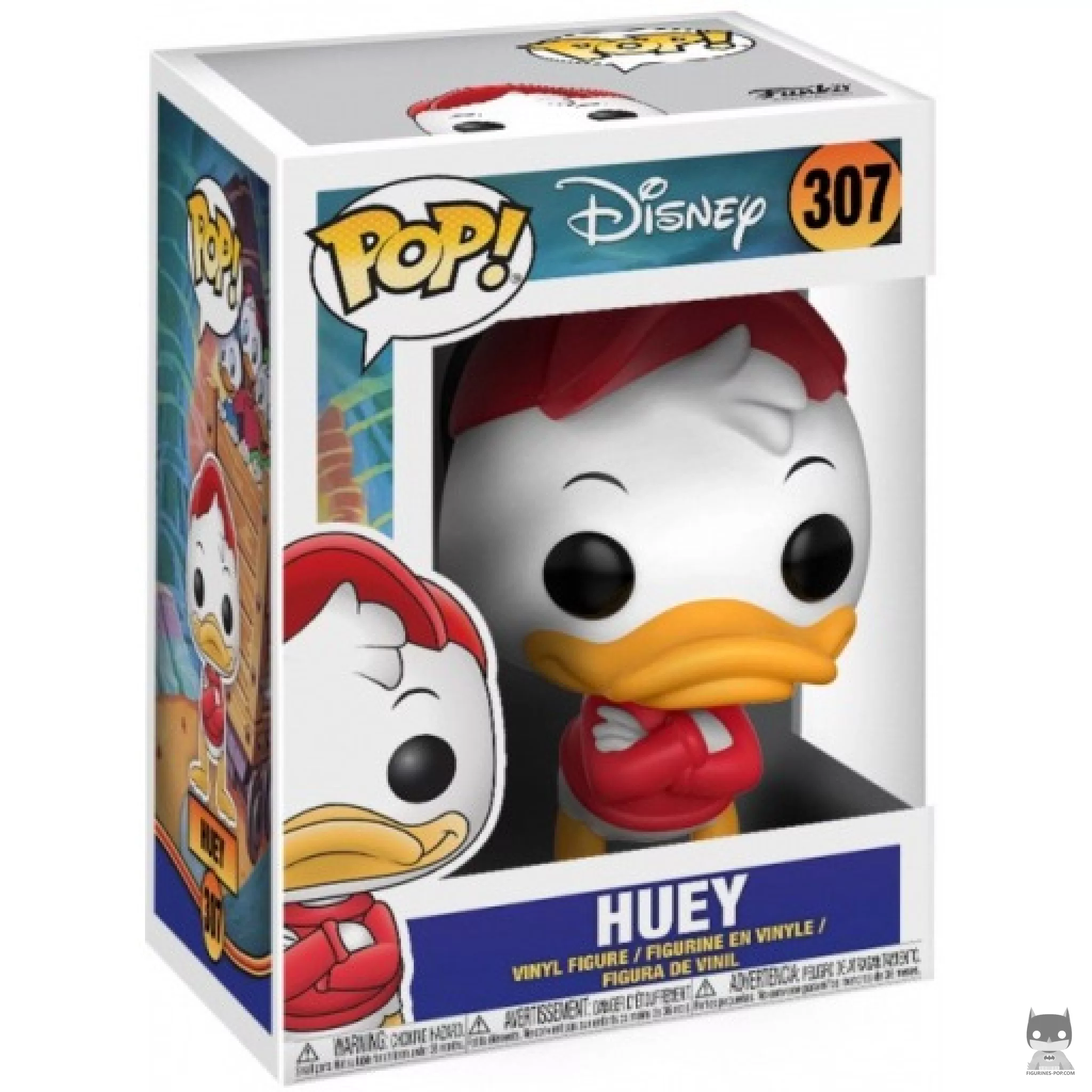 Huey Duck Funko Pop! figure in its box