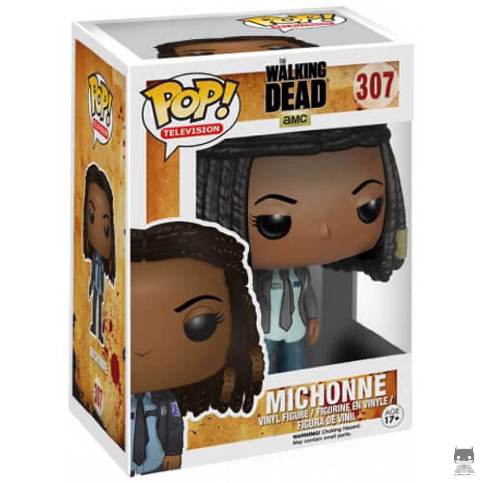 Michonne as cop Funko Pop! figure in its box