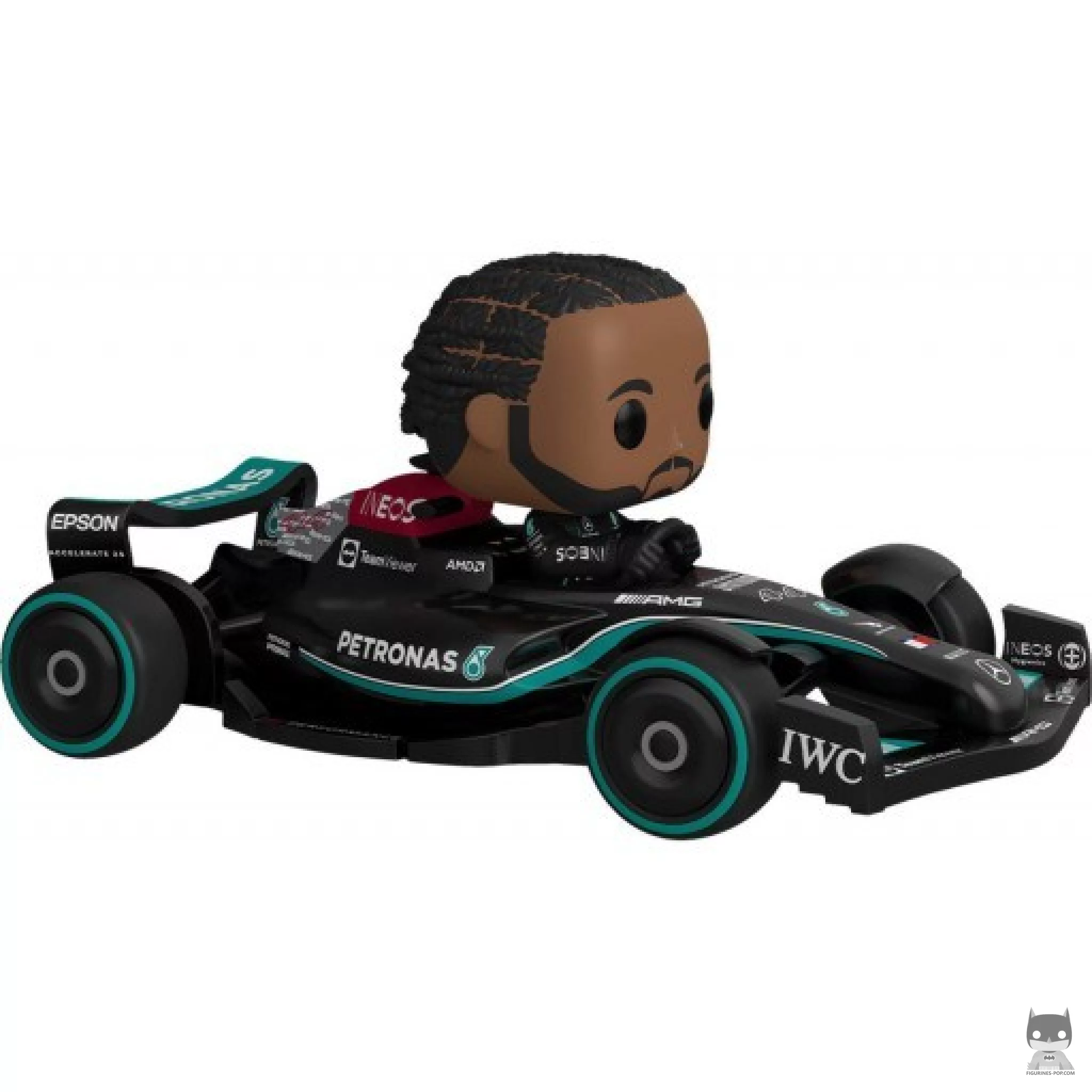 Lewis Hamilton with Mercedes AMG F1 Funko Pop! figure (Formula 1)