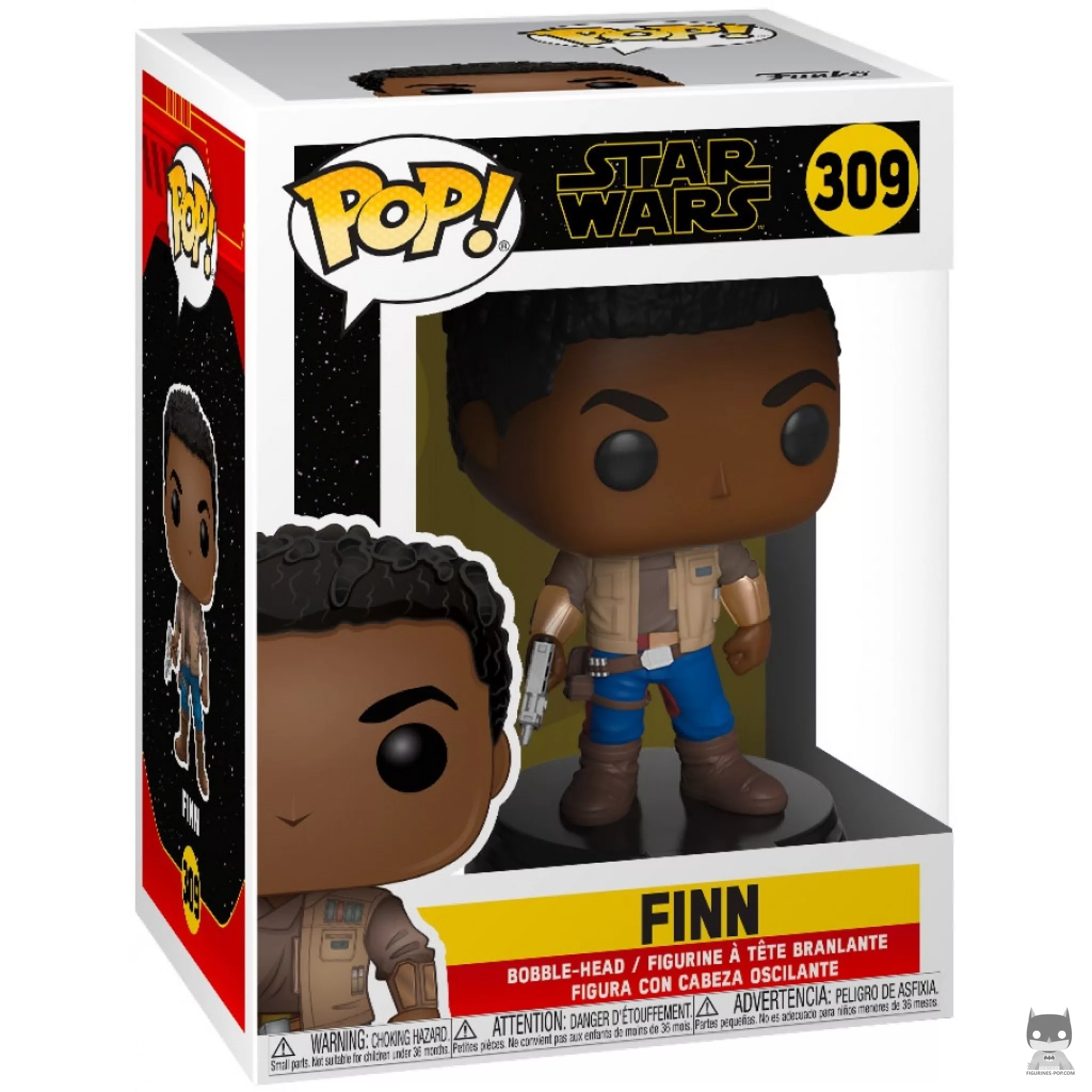 Finn Funko Pop! figure in its box