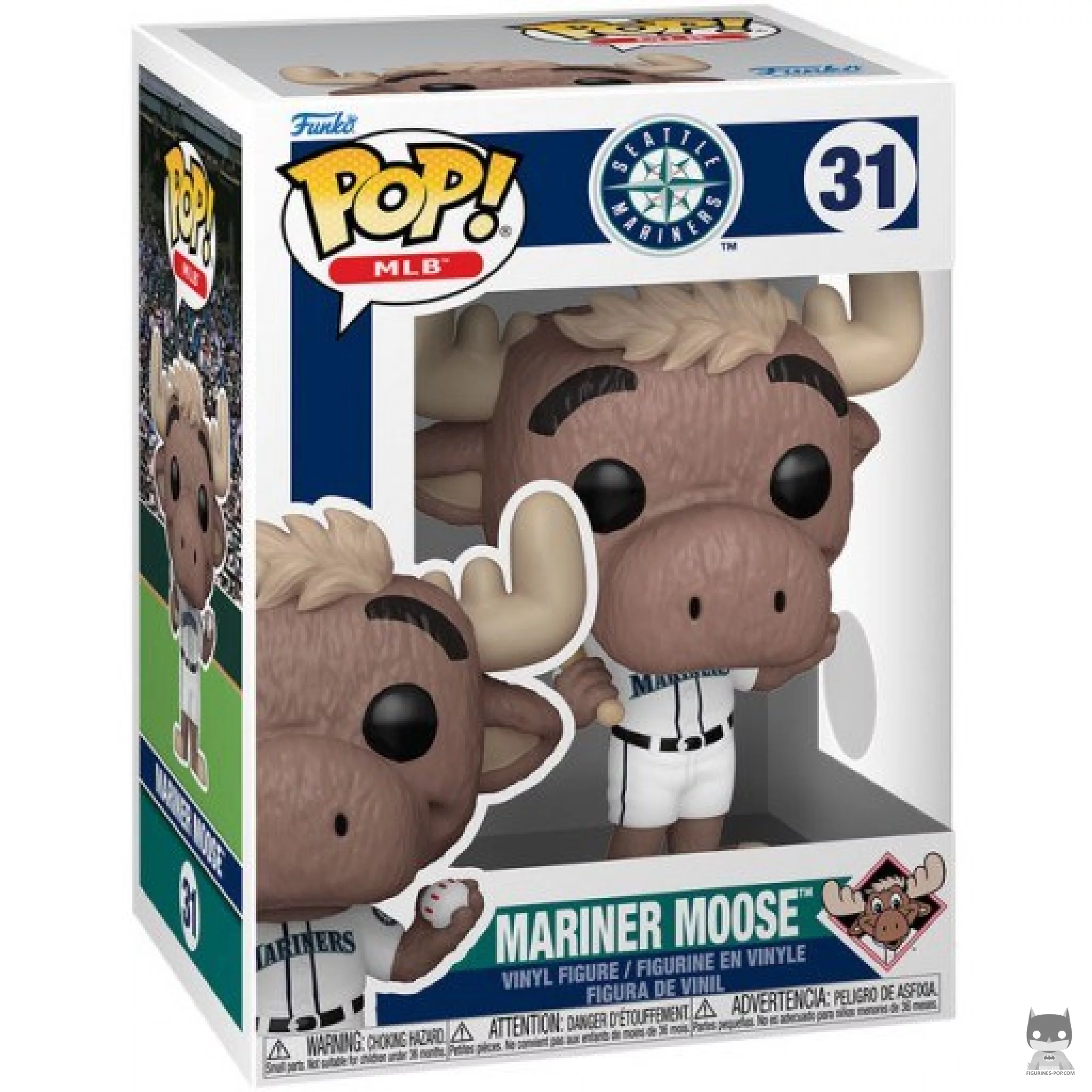 Mariner Moose Funko Pop! figure in its box