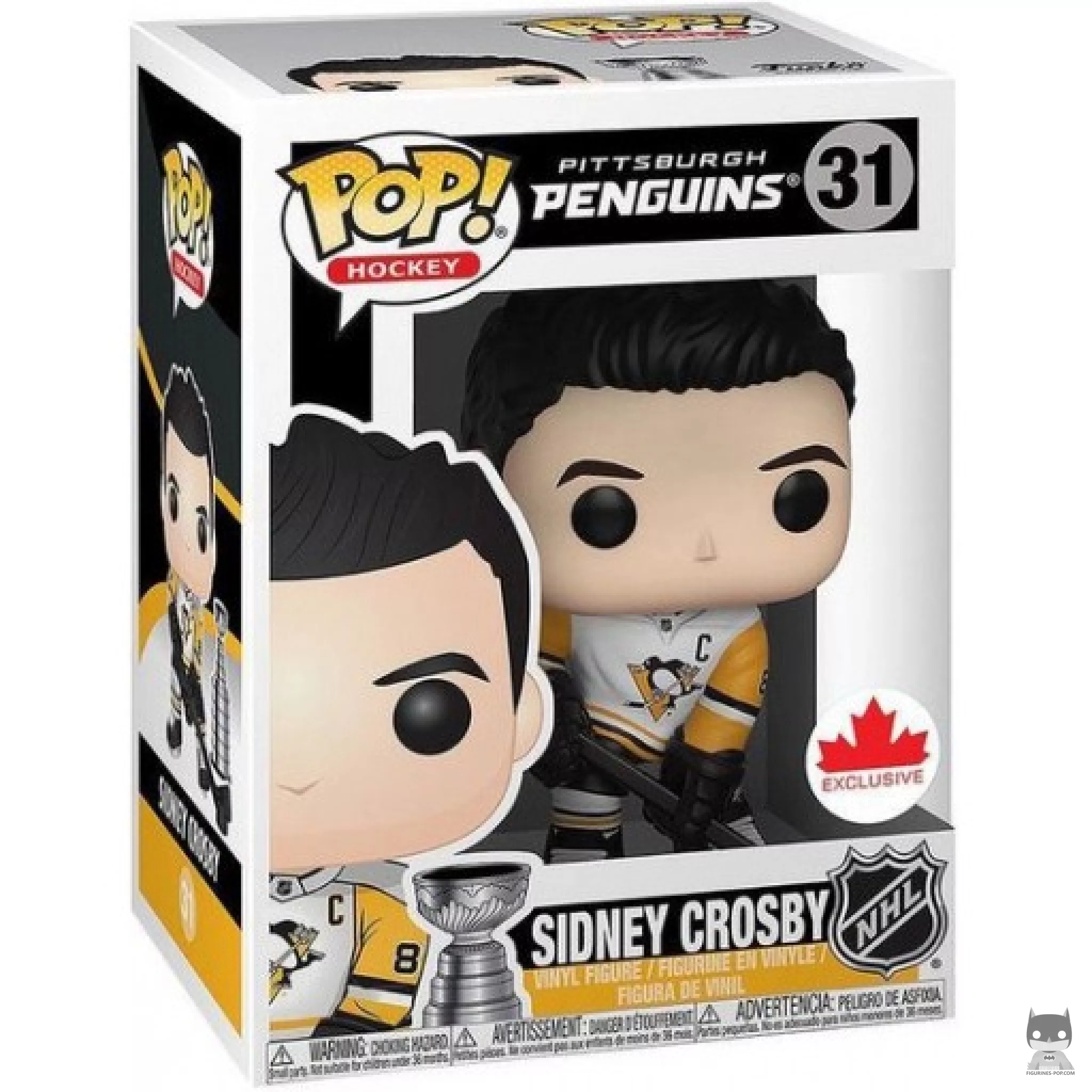 Sidney Crosby Funko Pop! figure in its box