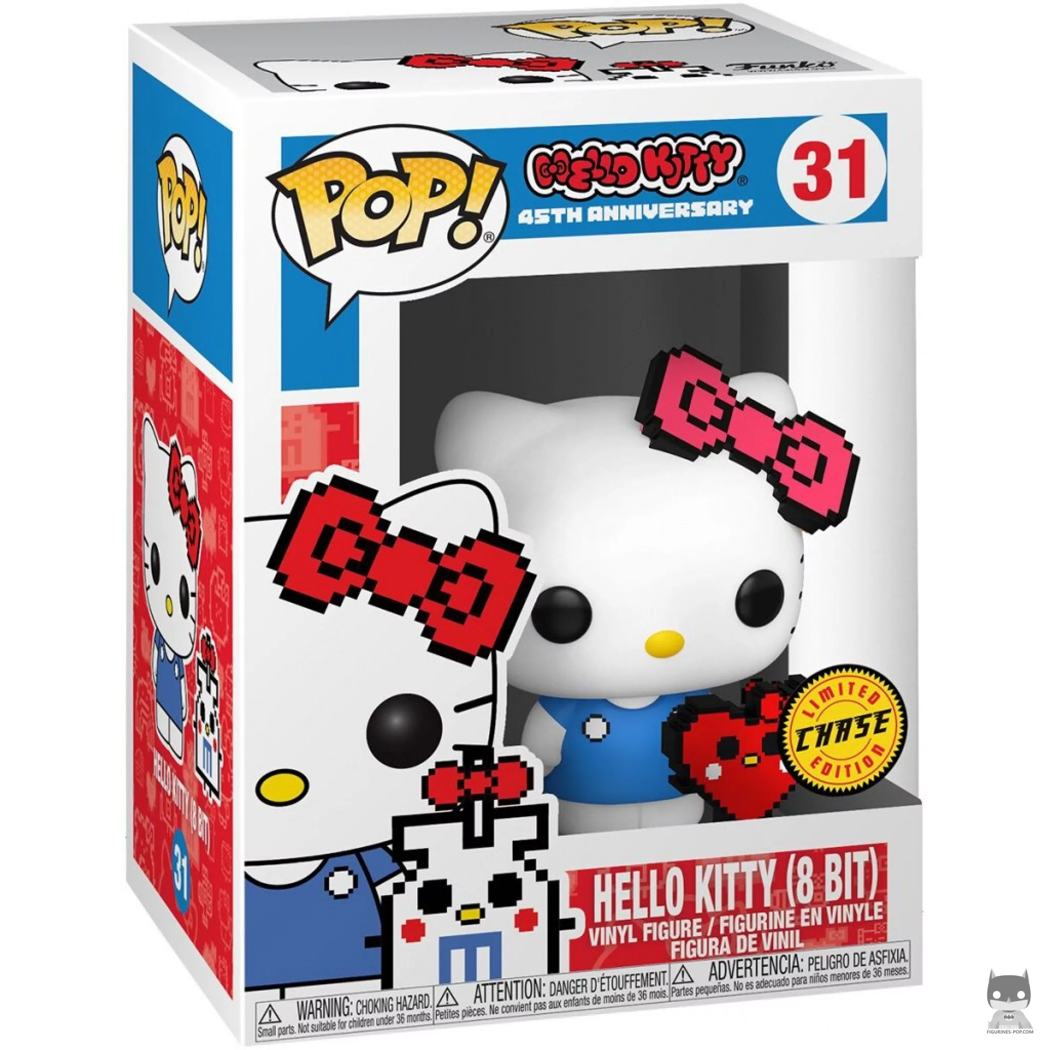Hello Kitty (8-Bit) (Chase) Funko Pop! figure in its box