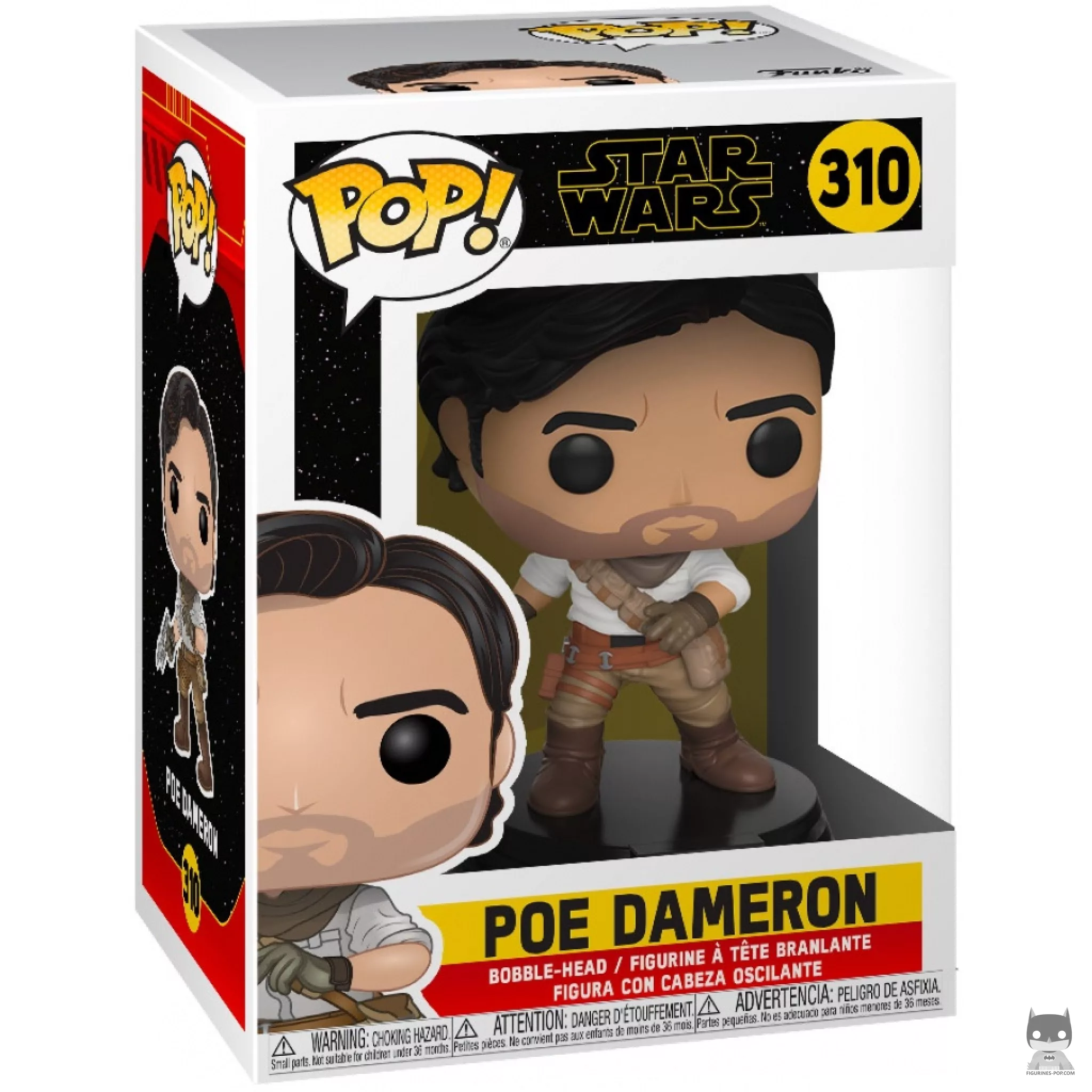 Poe Dameron Funko Pop! figure in its box