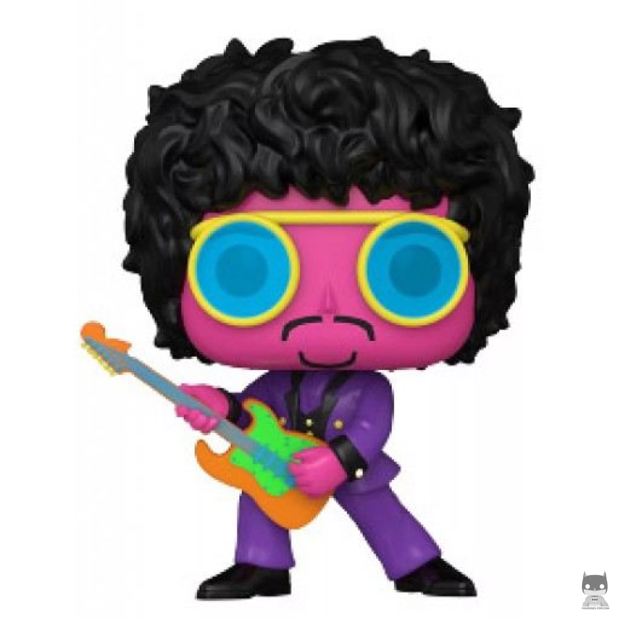 Jimi Hendrix in Purple Suit (Black Light) Funko Pop! figure (Jimi Hendrix)
