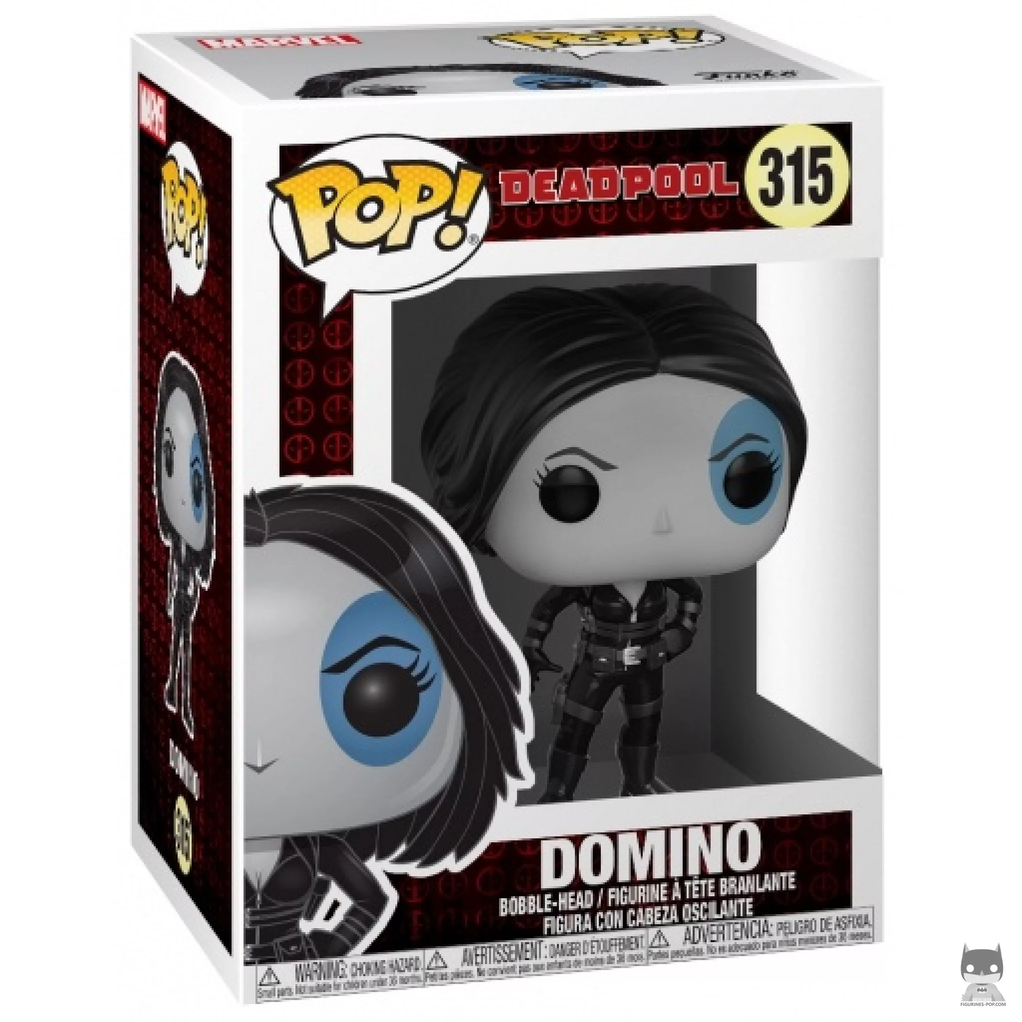 Domino Funko Pop! figure in its box