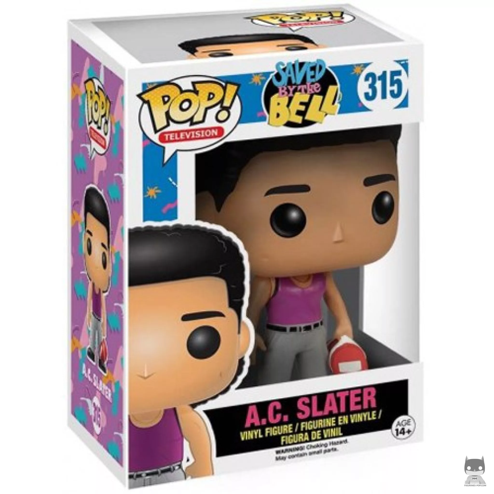 A.C. Slater Funko Pop! figure in its box