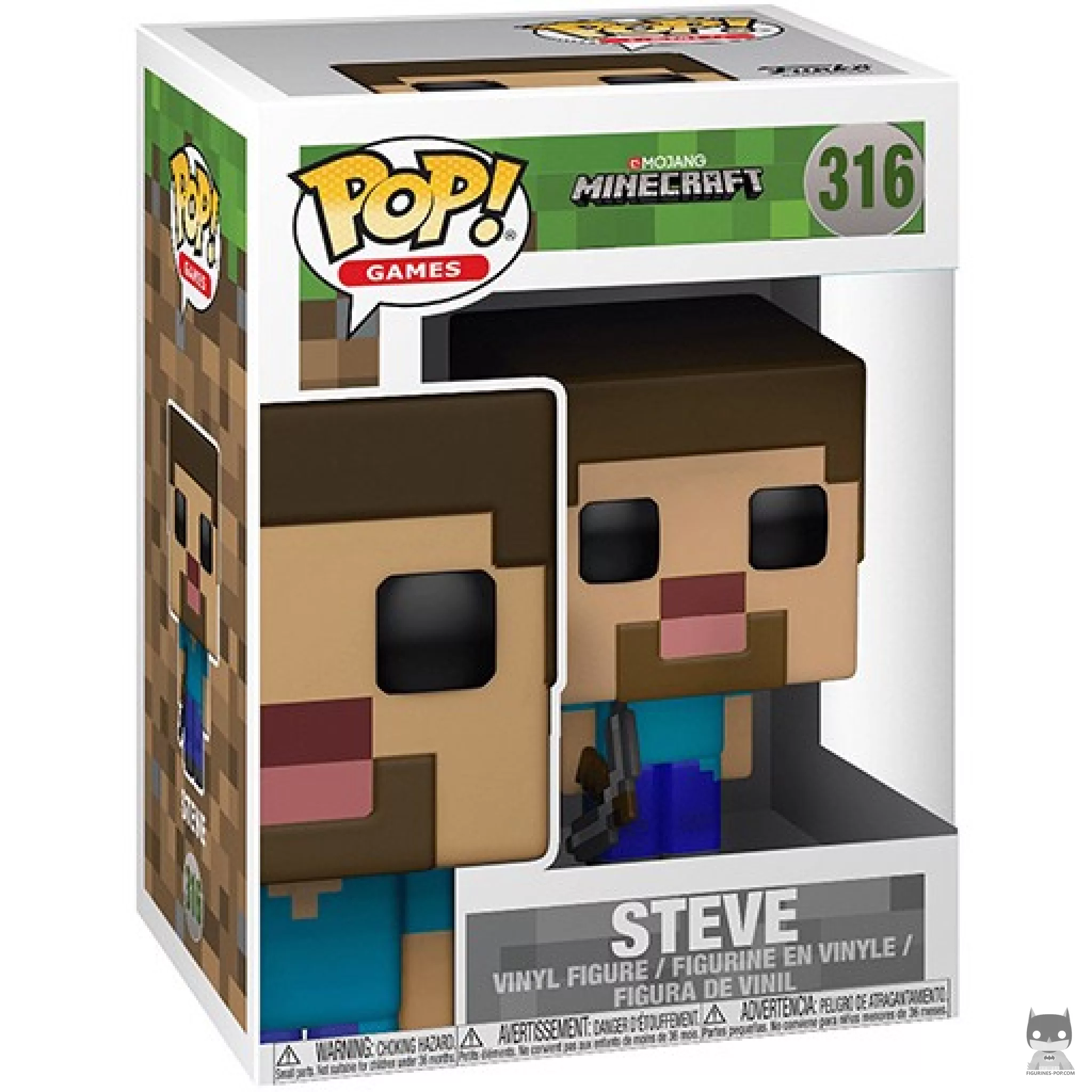 Steve Funko Pop! figure in its box