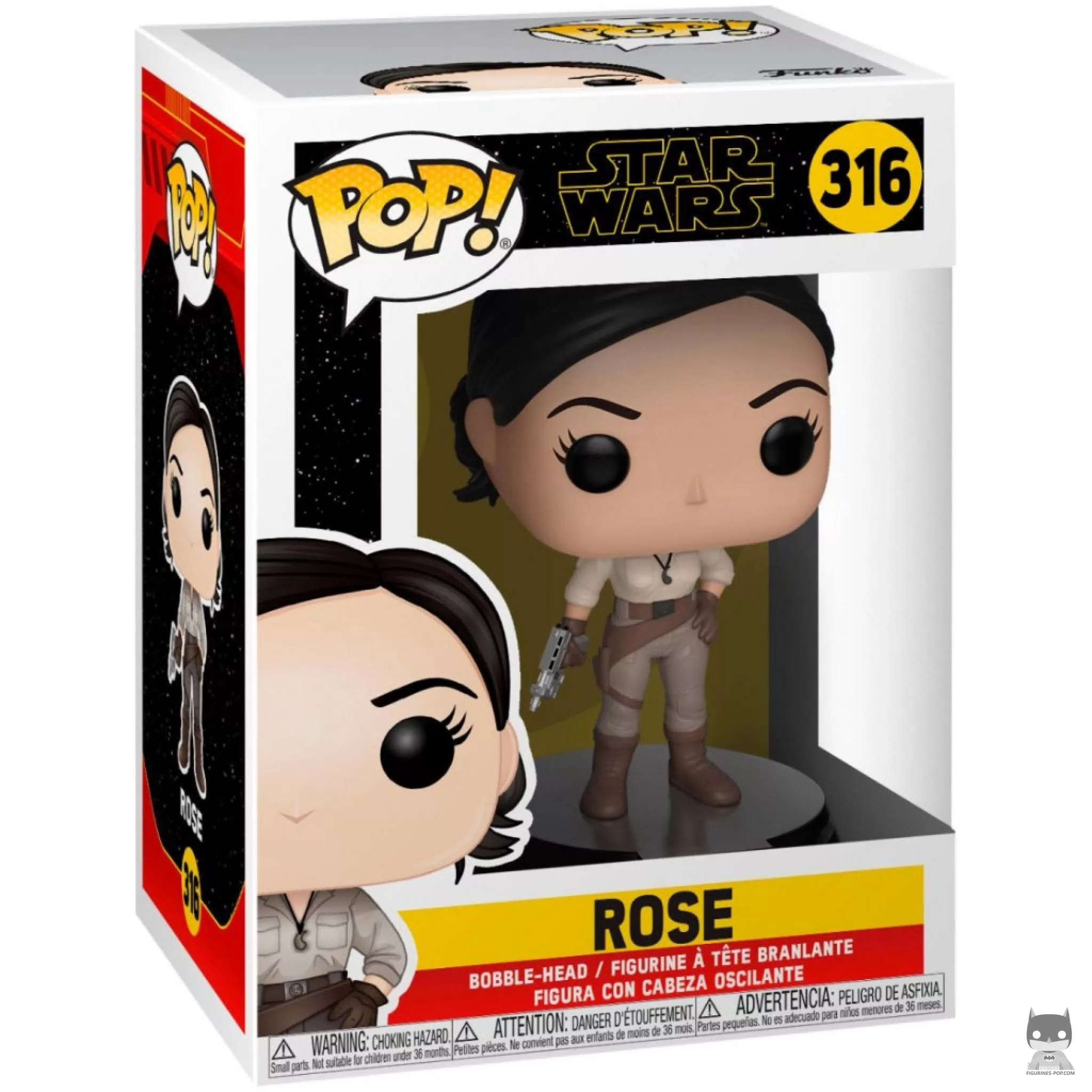 Rose Funko Pop! figure in its box