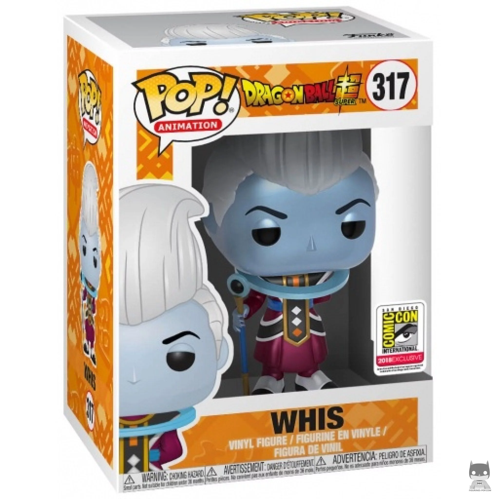 Whis (Metallic) Funko Pop! figure in its box