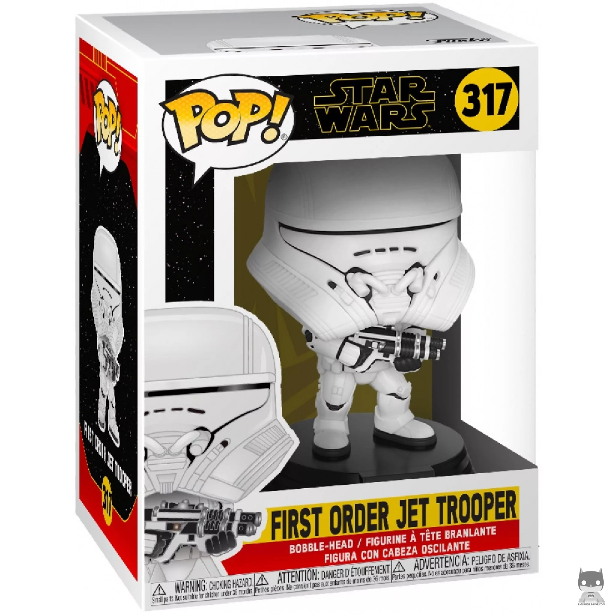 First Order Jet Trooper Funko Pop! figure in its box