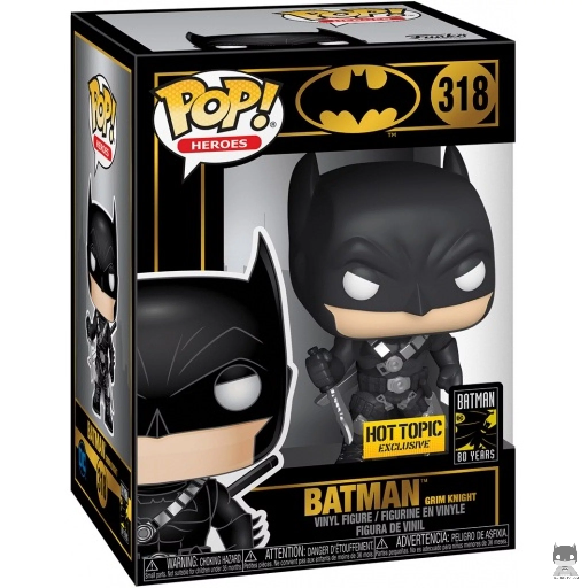 Batman Grim Knight Funko Pop! figure in its box