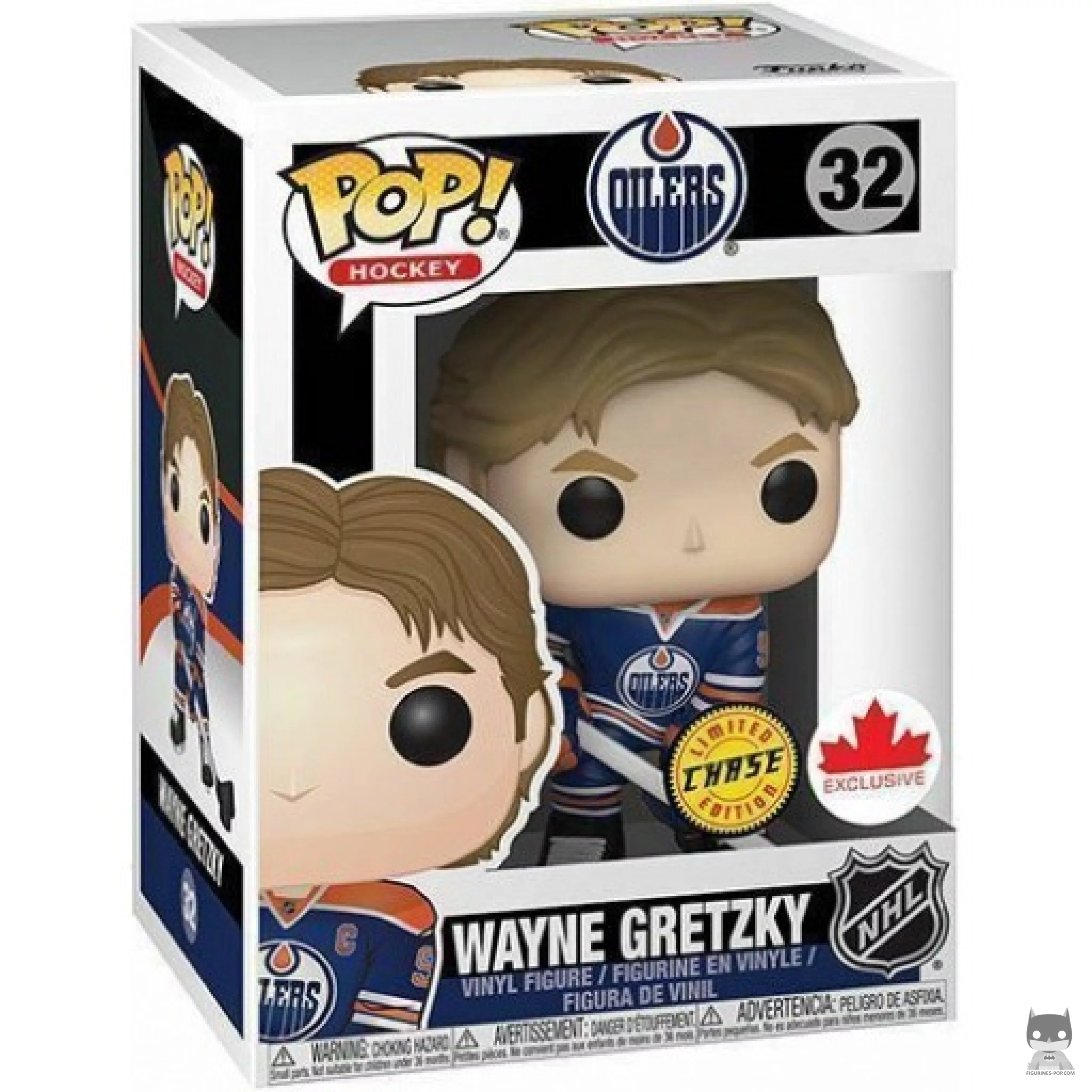 Wayne Gretzky with Stanley Cup (Chase) Funko Pop! figure in its box