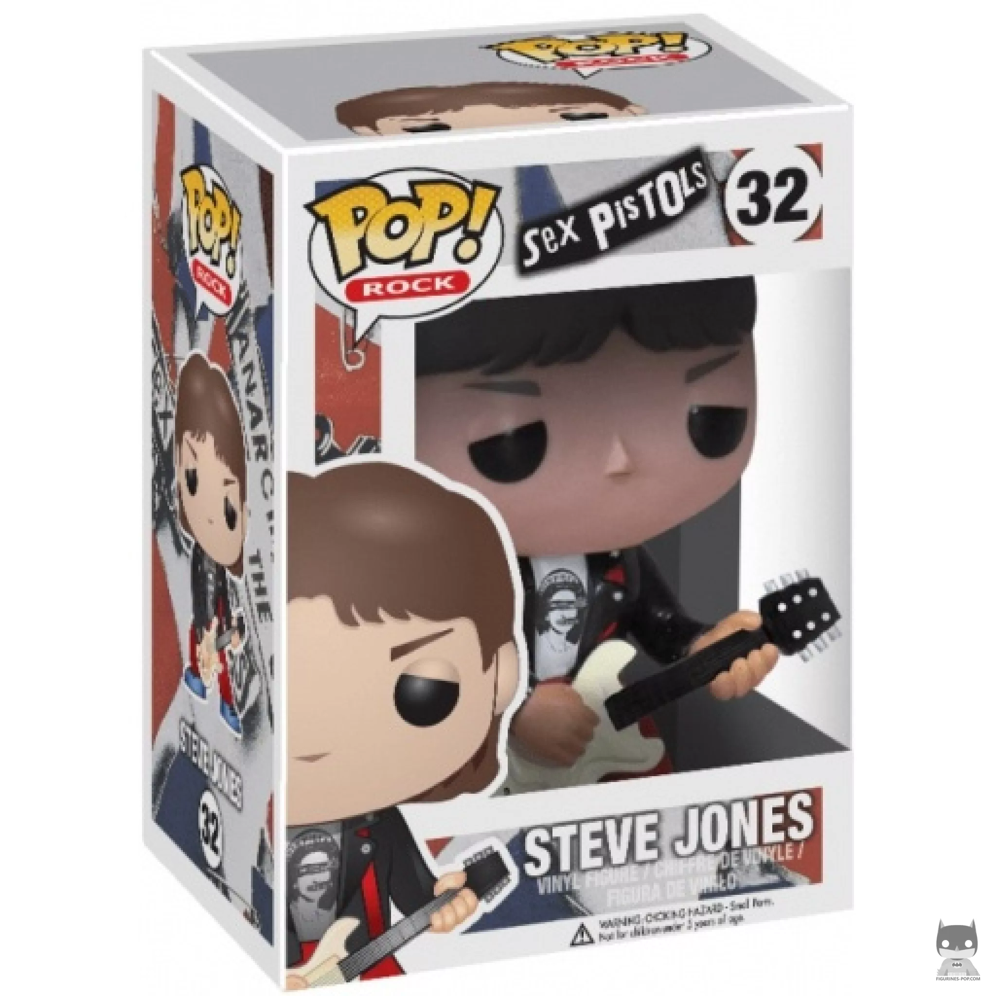 Steve Jones Funko Pop! figure in its box