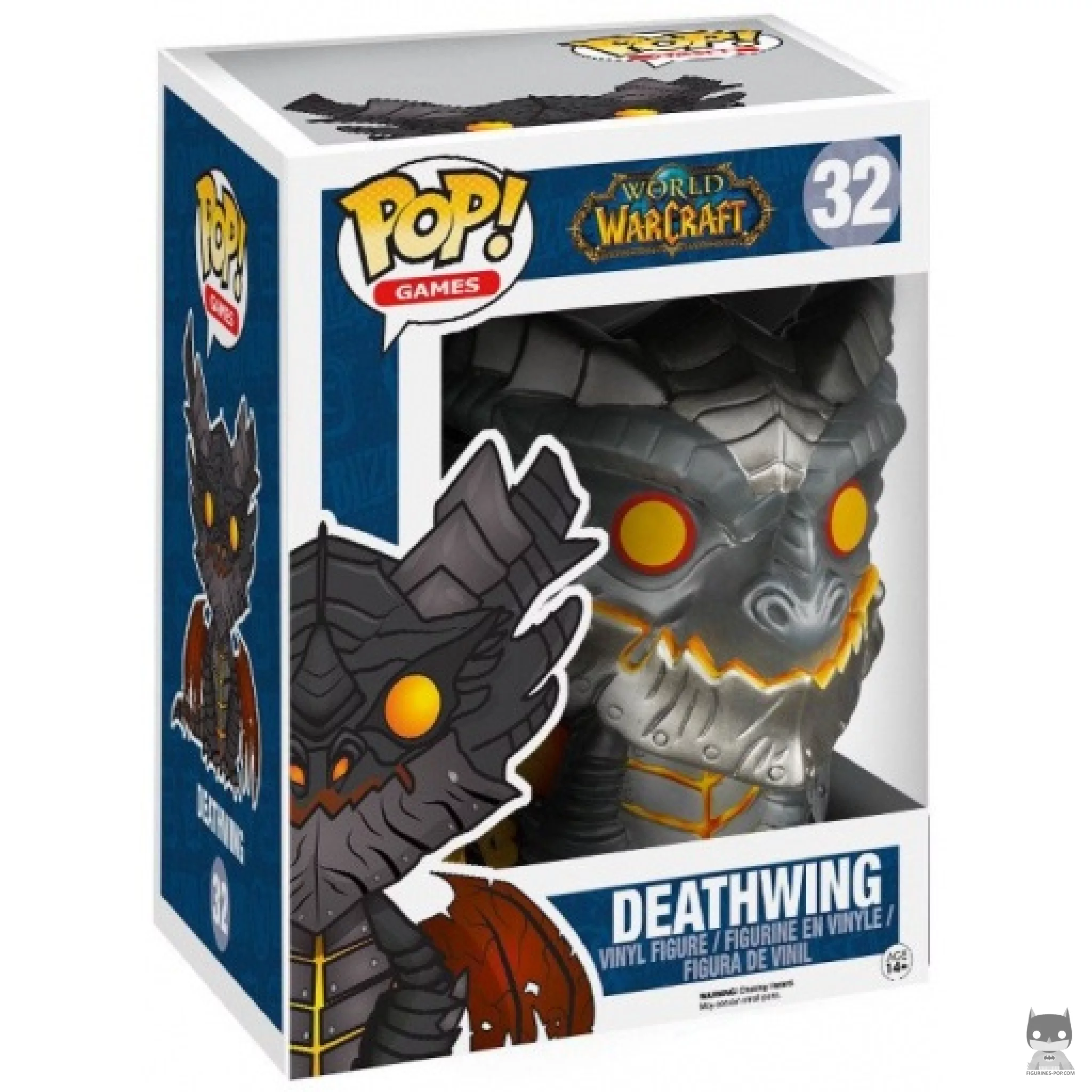 Deathwing (Gold) (Supersized) Funko Pop! figure in its box