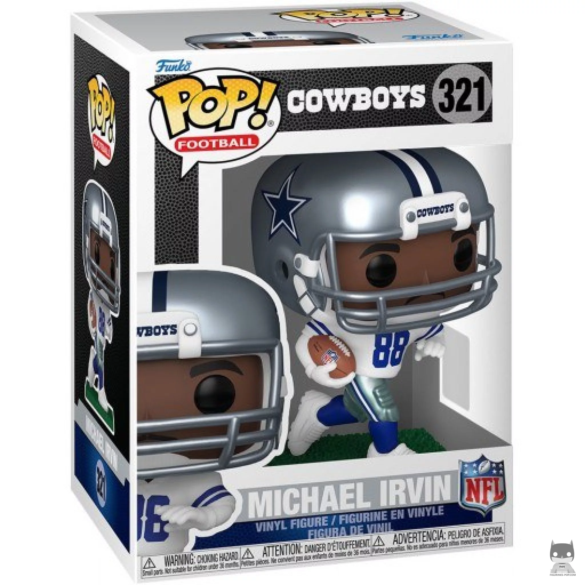 Michael Irvin (Cowboys) Funko Pop! figure in its box