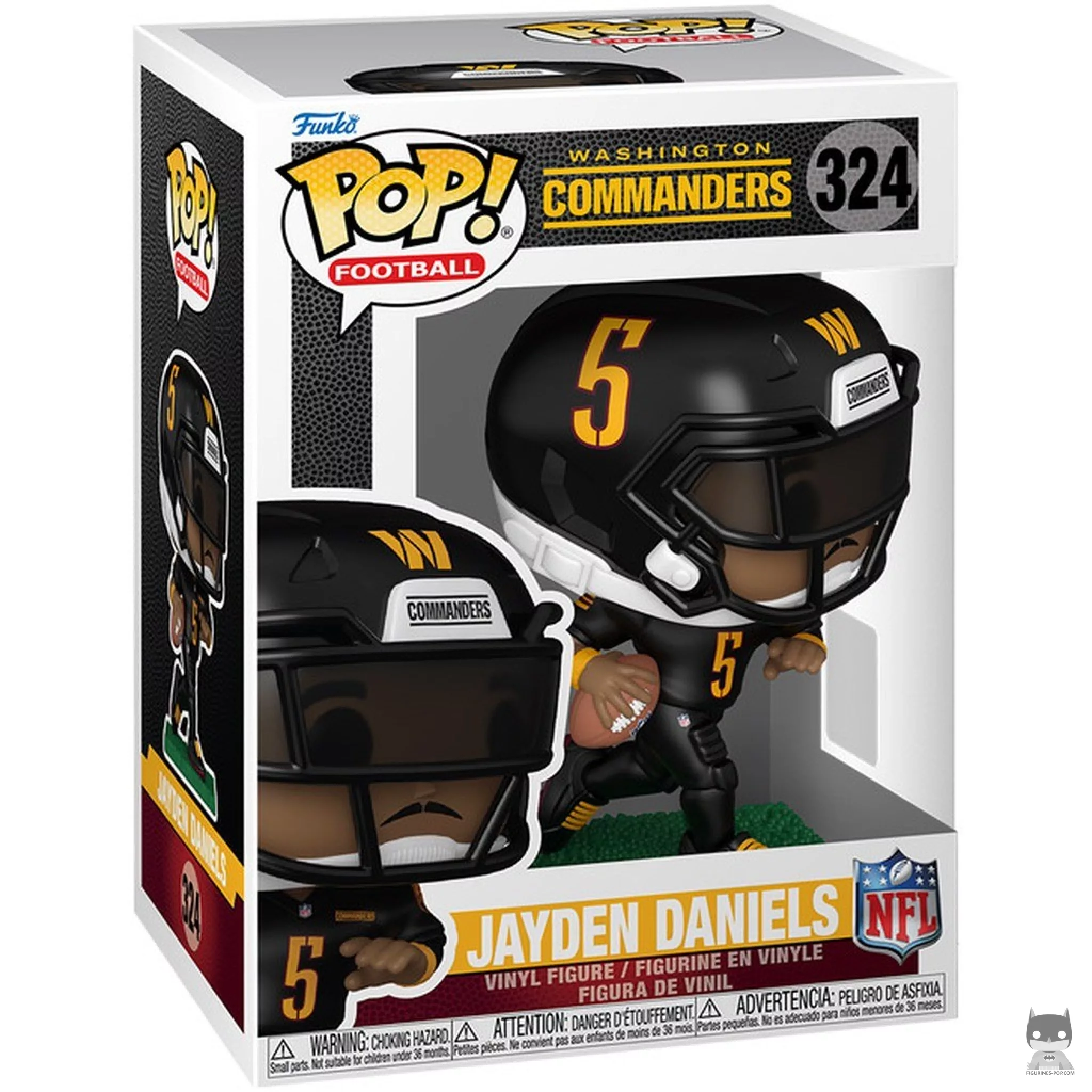 Jayden Daniels Funko Pop! figure in its box