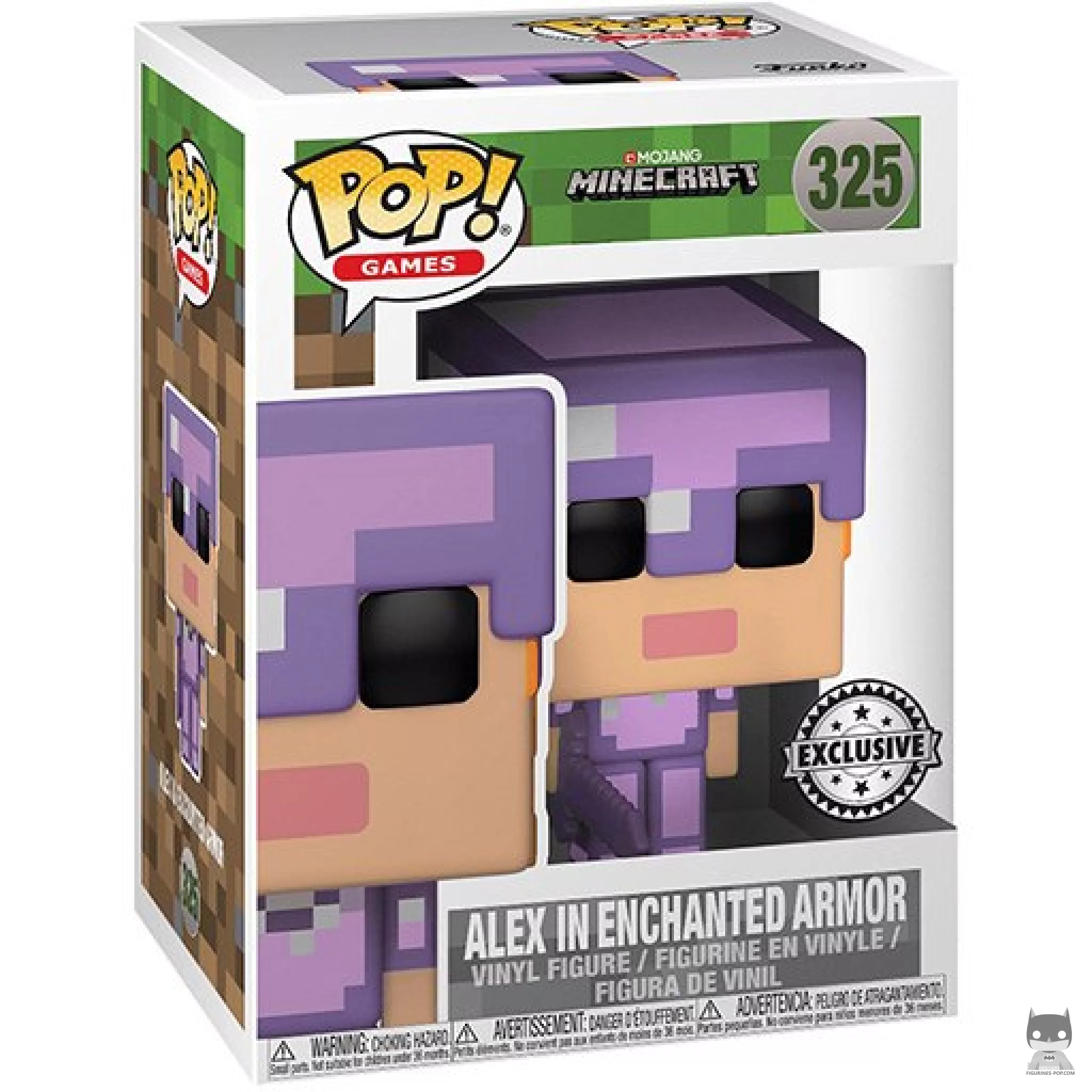 Alex in Enchanted Armor Funko Pop! figure in its box