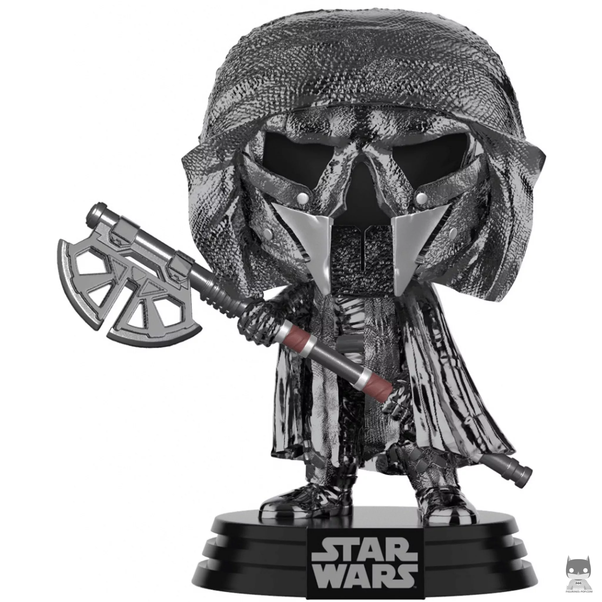 Knight of Ren Long Axe (Hematite Chrome) Funko Pop! figure (Star Wars: Episode IX, The Rise of Skywalker)