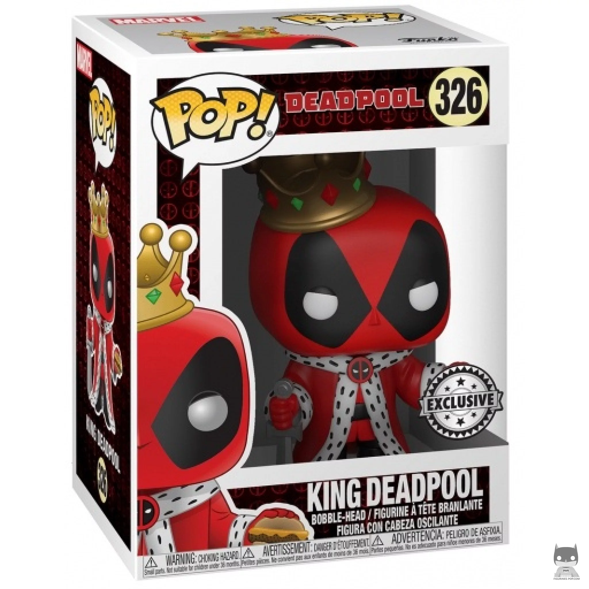 King Deadpool Funko Pop! figure in its box