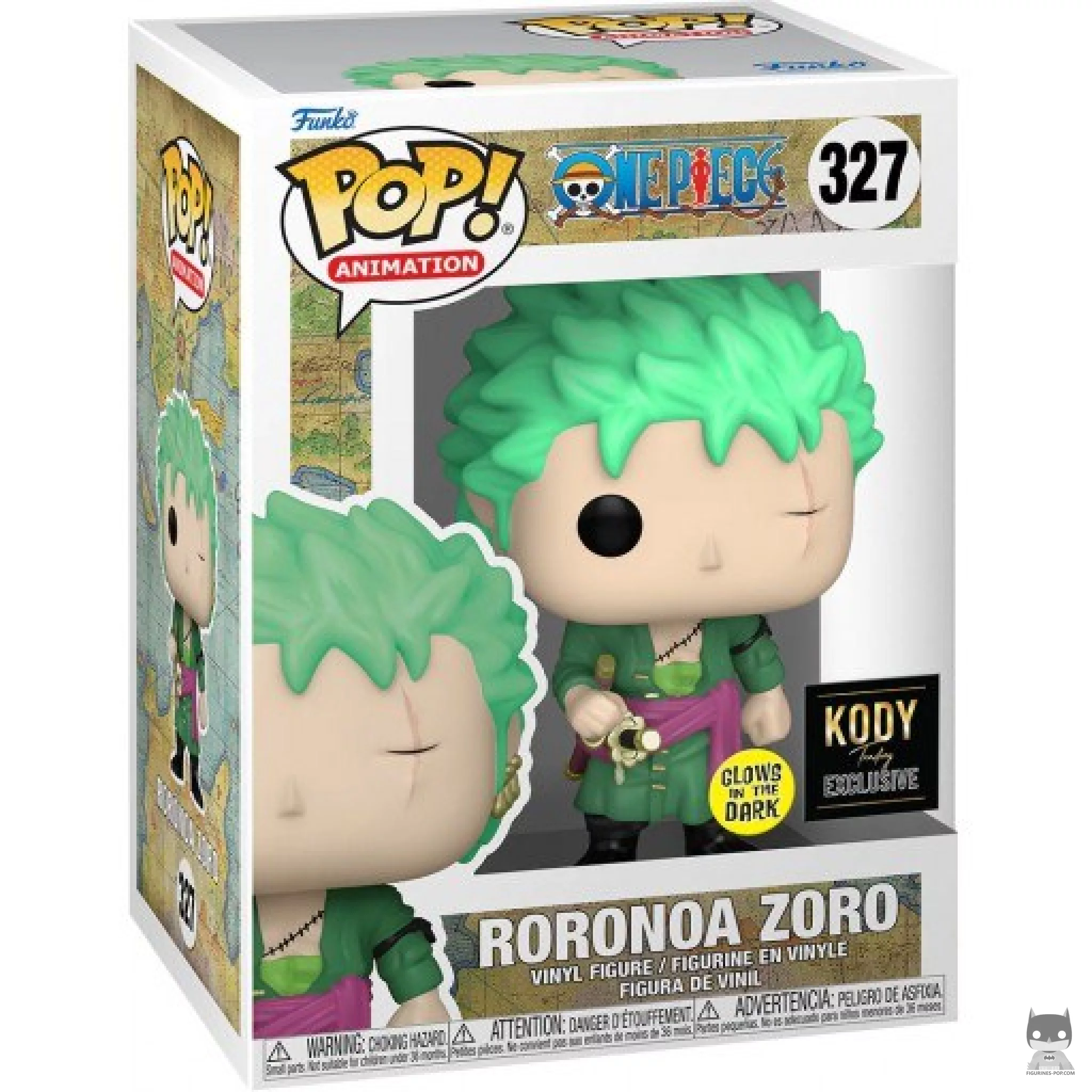 Roronoa Zoro (Glow in the Dark) Funko Pop! figure in its box
