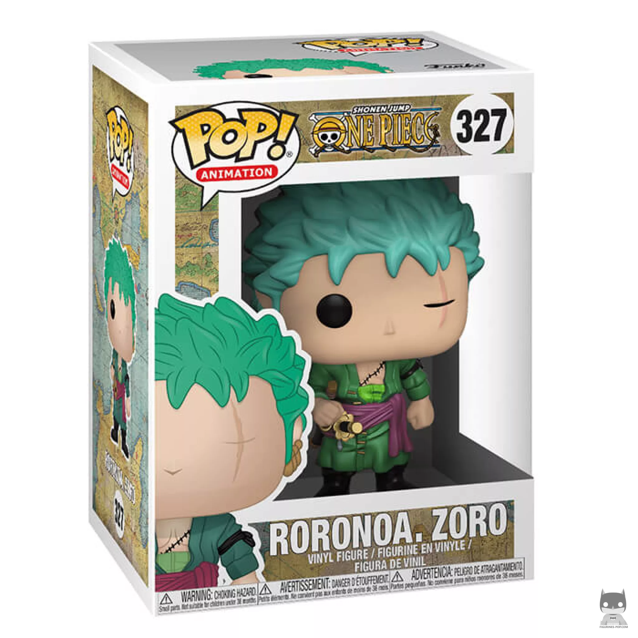 Roronoa Zoro Funko Pop! figure in its box