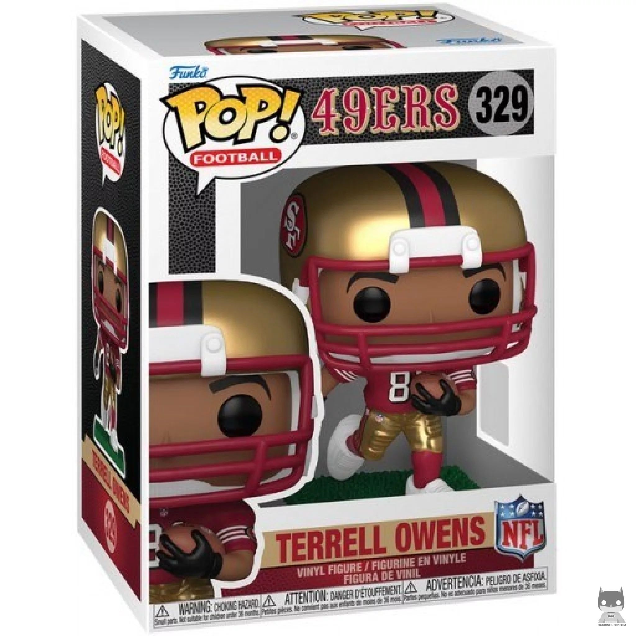 Terrell Owens Funko Pop! figure in its box