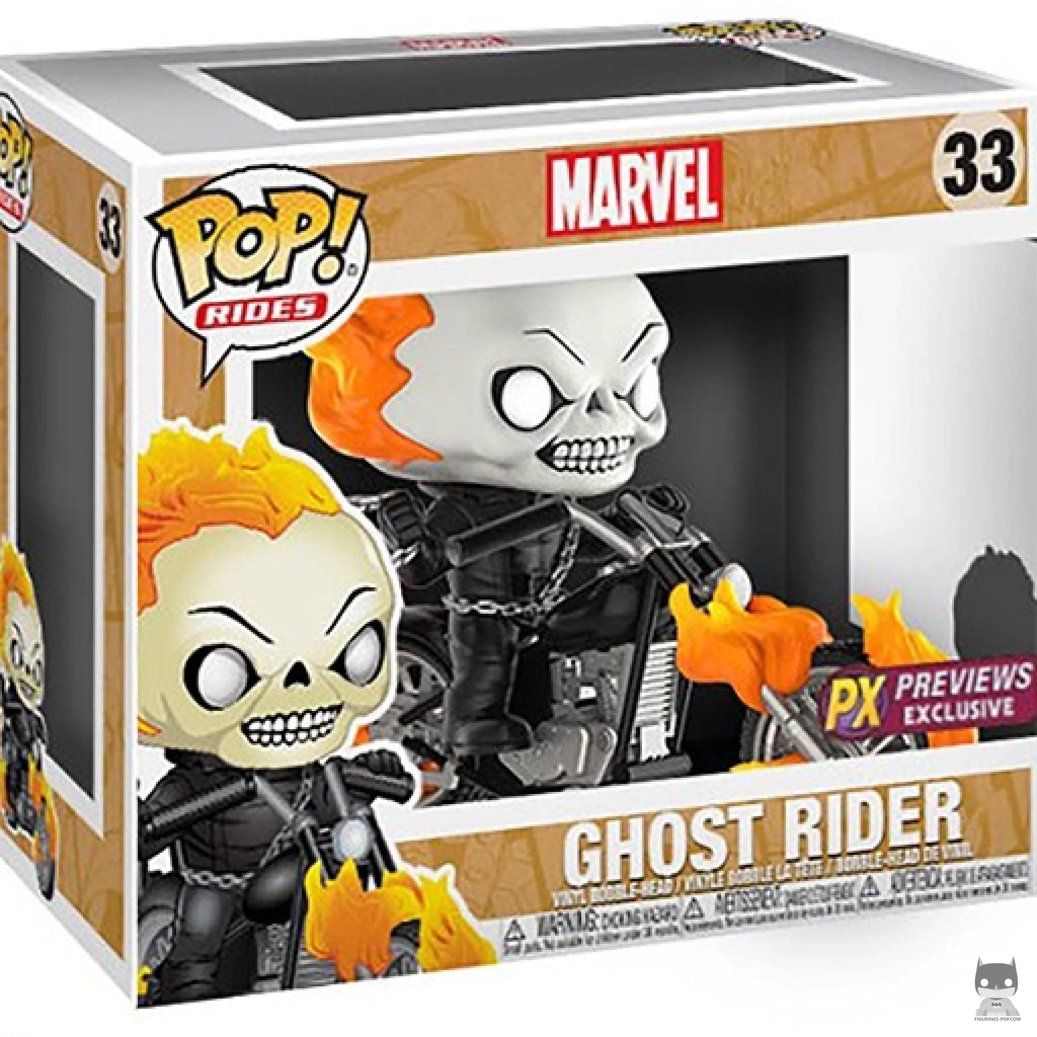 Ghost Rider Funko Pop! figure in its box