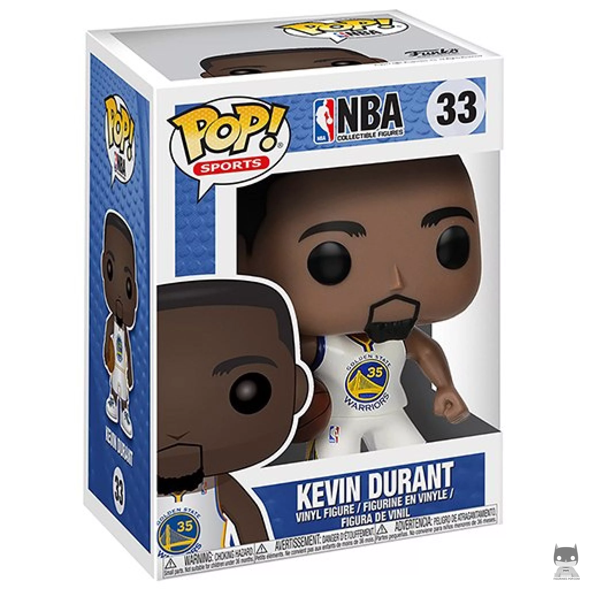 Kevin Durant Funko Pop! figure in its box