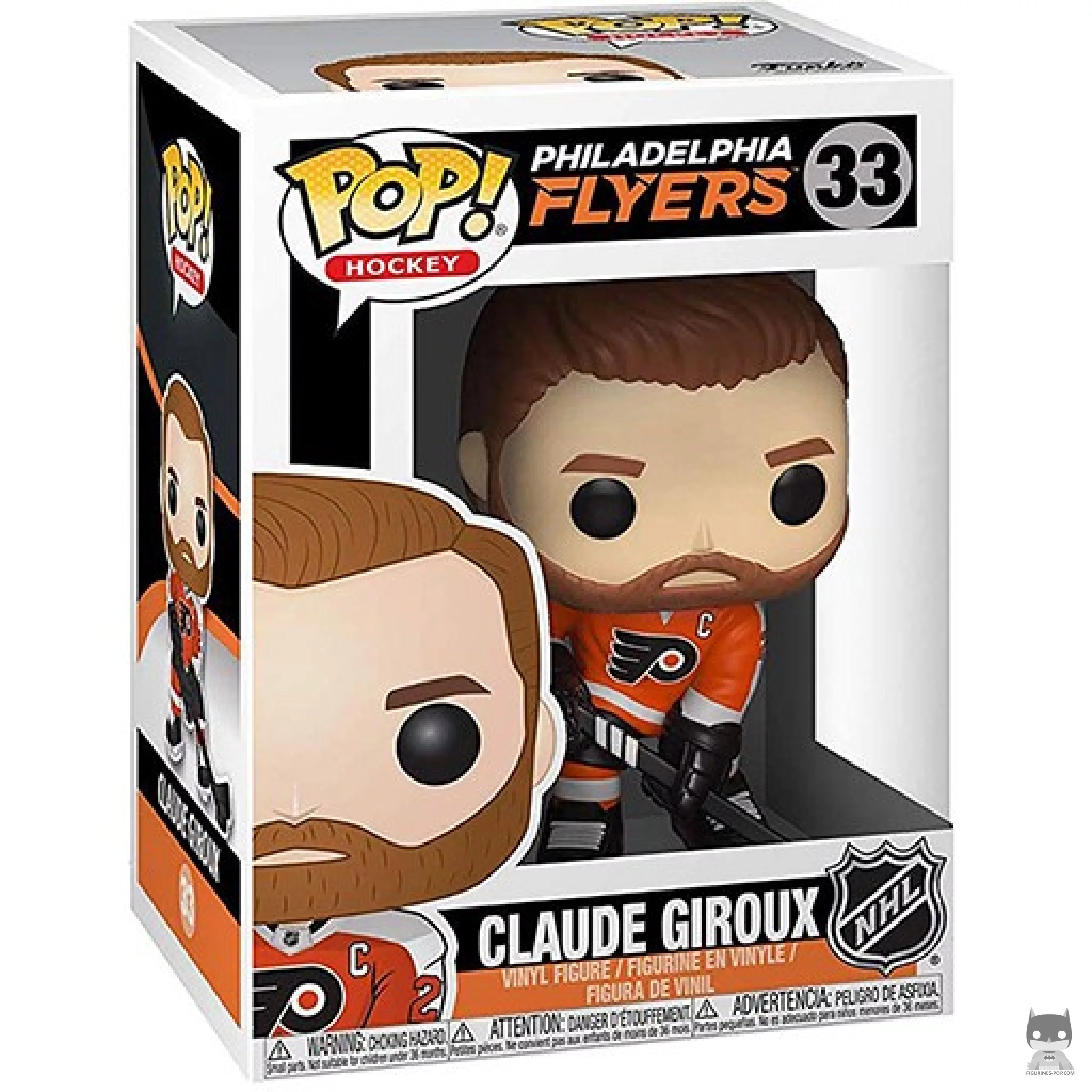 Claude Giroux Funko Pop! figure in its box