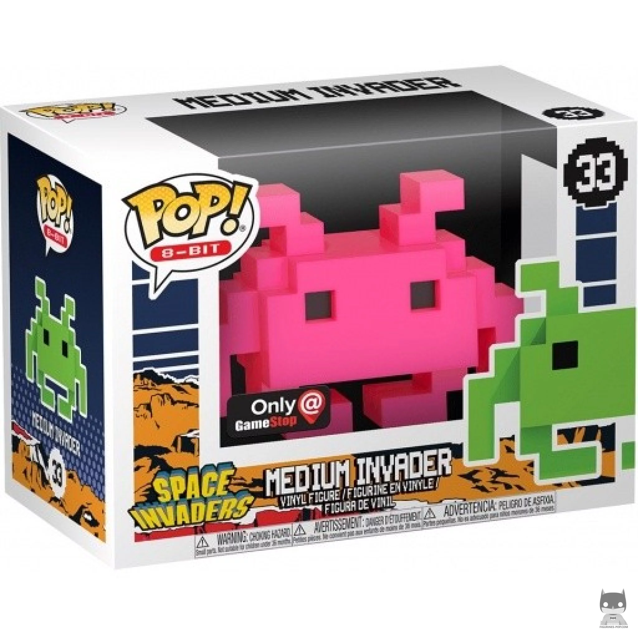 Medium Invader (Pink) Funko Pop! figure in its box