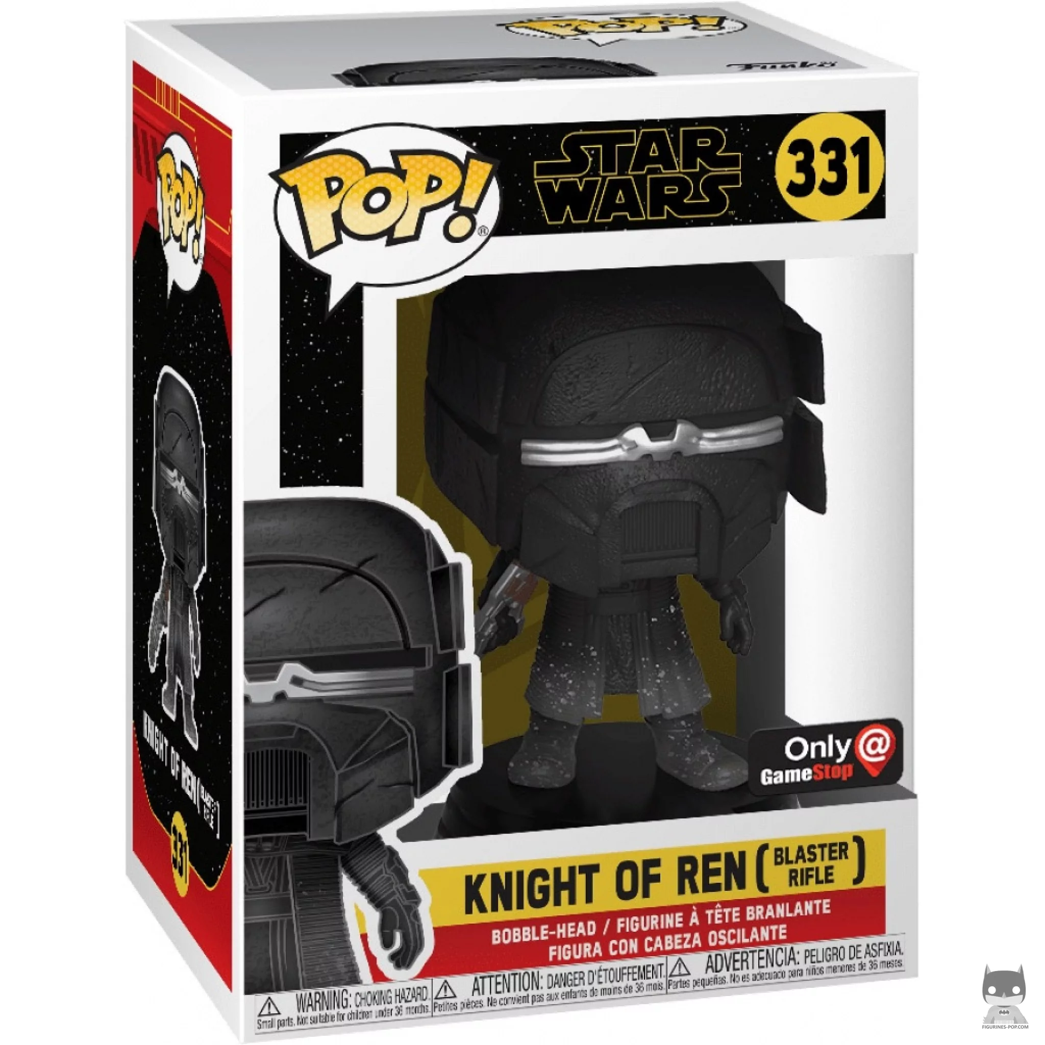 Knight of Ren Blaster Rifle Funko Pop! figure in its box