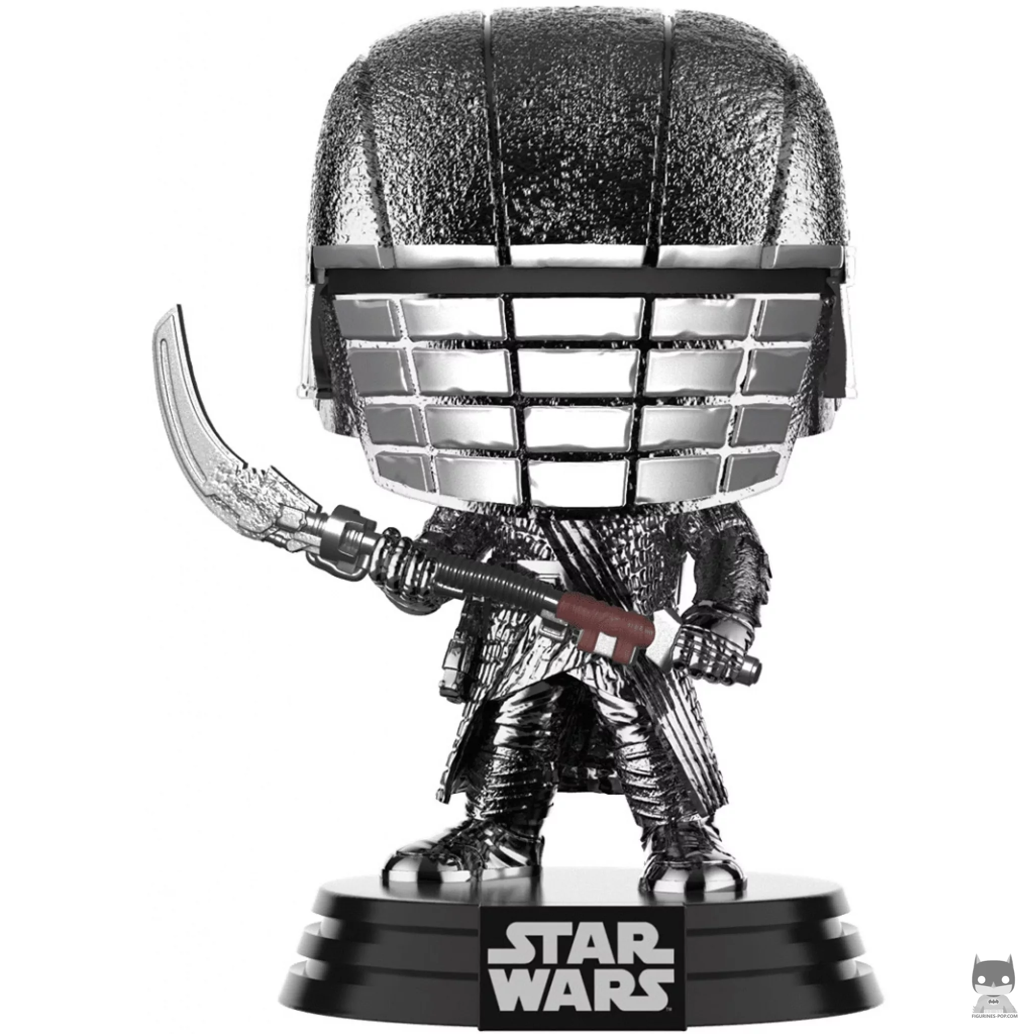 Knight of Ren Scythe (Hematite Chrome) Funko Pop! figure (Star Wars: Episode IX, The Rise of Skywalker)