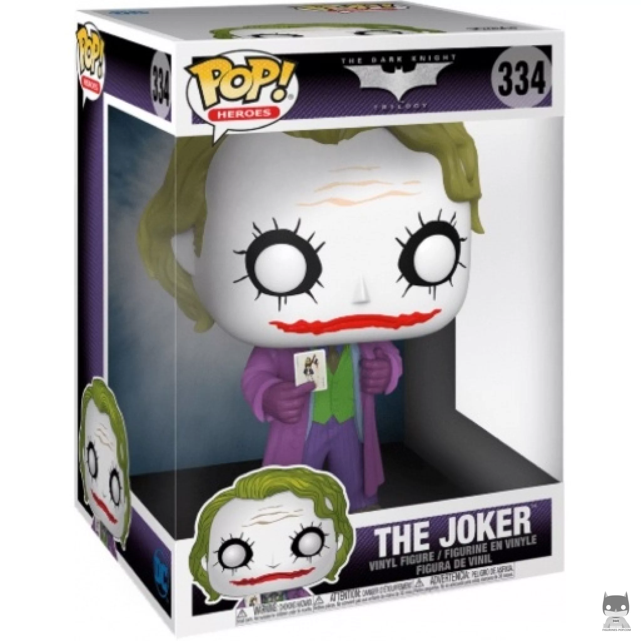 The Joker (Supersized) Funko Pop! figure in its box