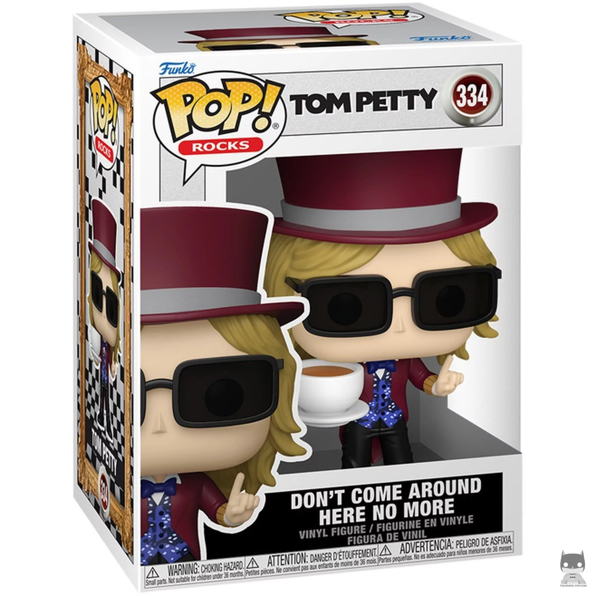 Tom Petty (Don't Come Around Here No More) Funko Pop! figure in its box